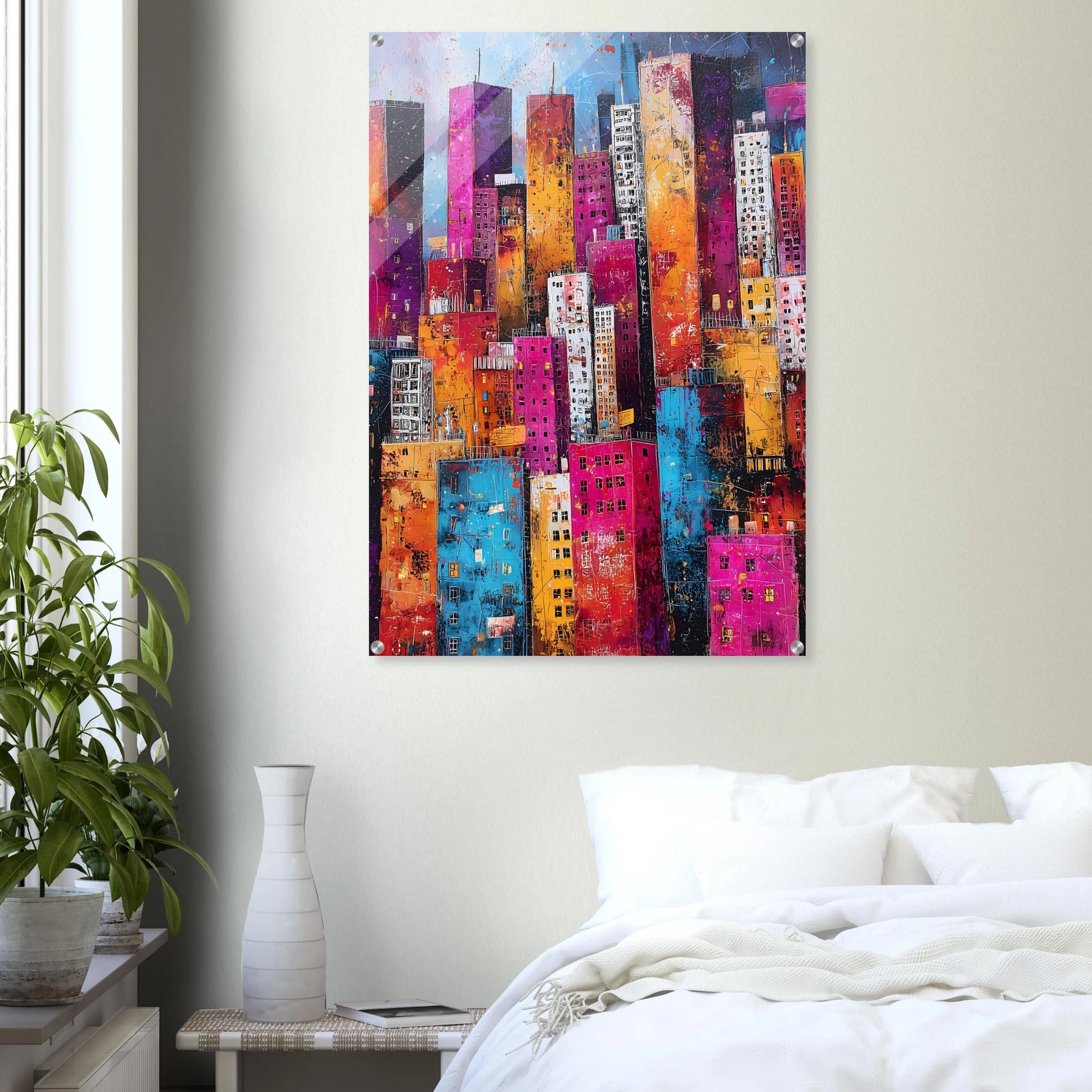 Empilement — tableau plexiglas — vue 7 — art mural STNCL
