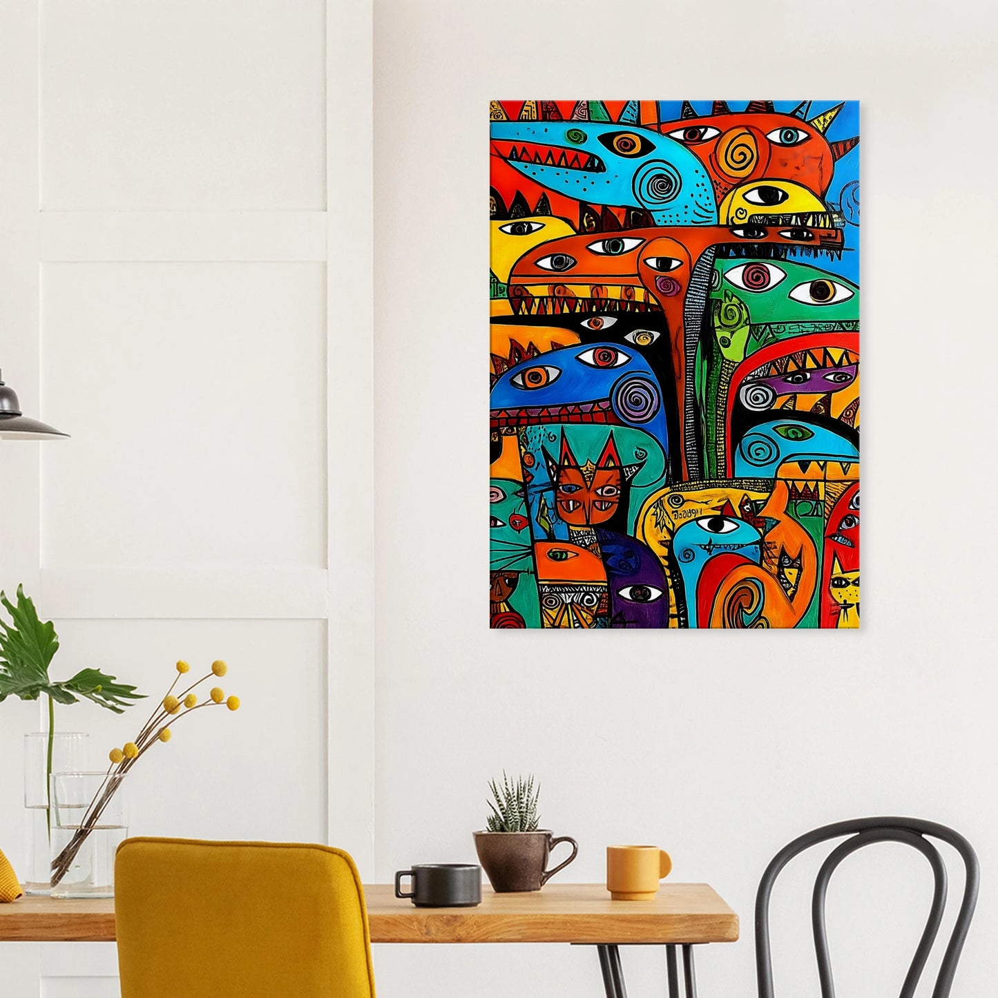 La Tribu — tableau sur toile — vue 8 — art mural STNCL
