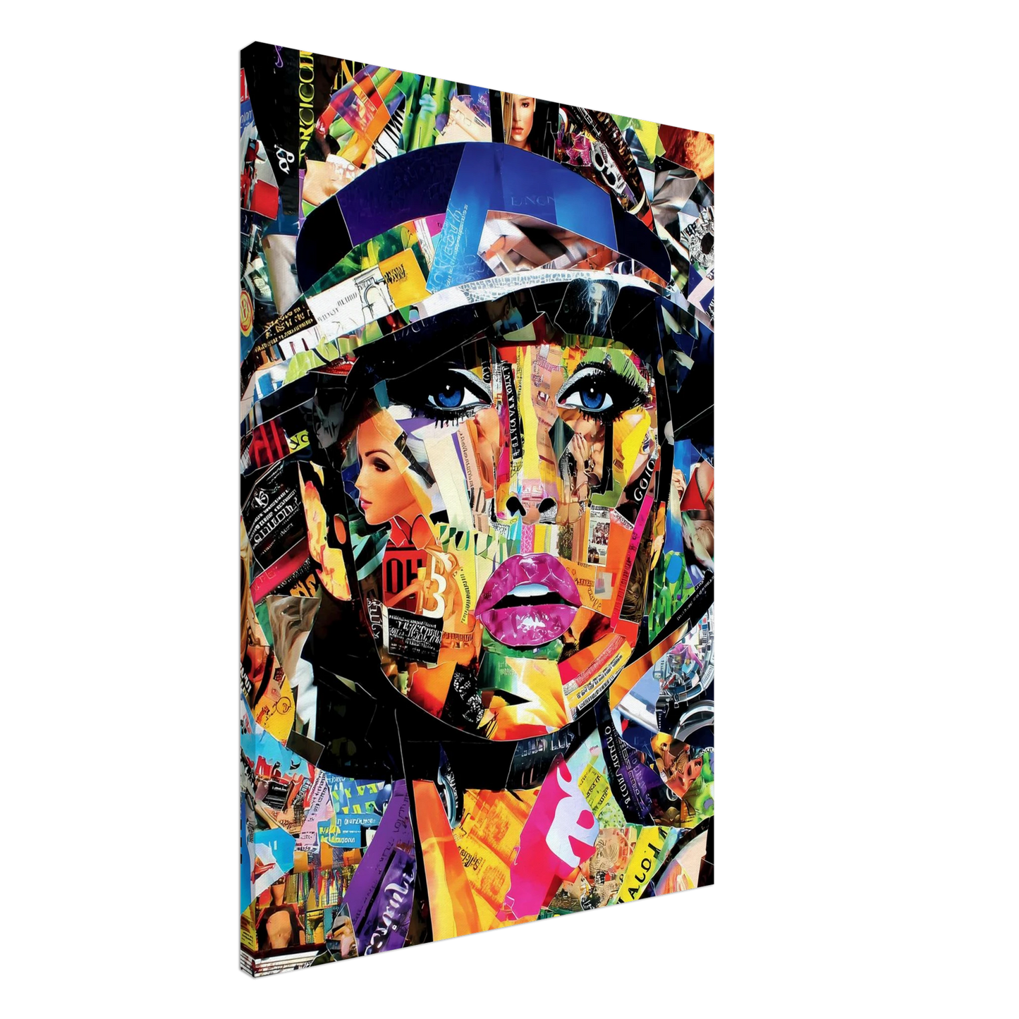 Reine de Papier Glacé — tableau sur toile — art mural STNCL