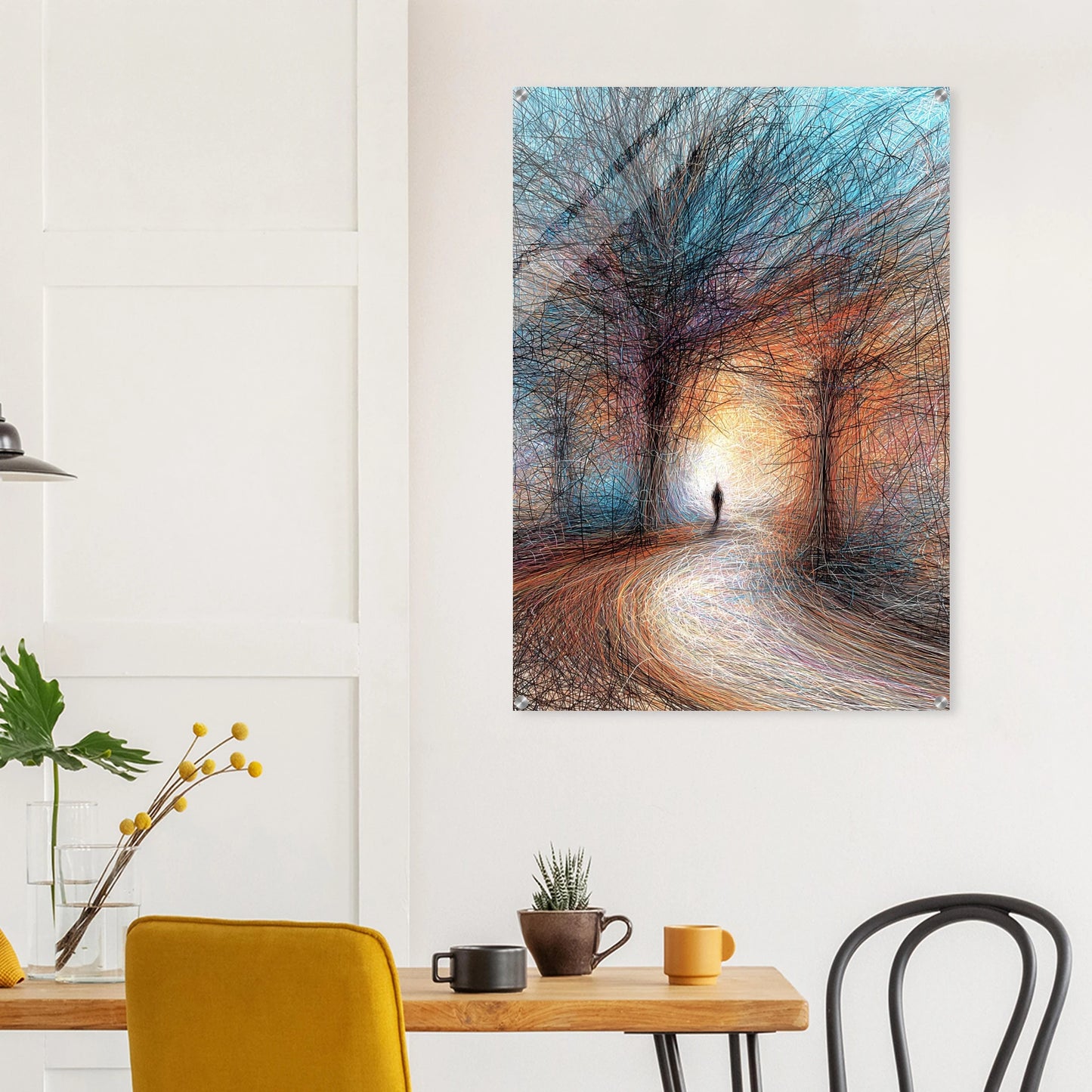 Vers la Clarté — tableau plexiglas — vue 8 — art mural STNCL