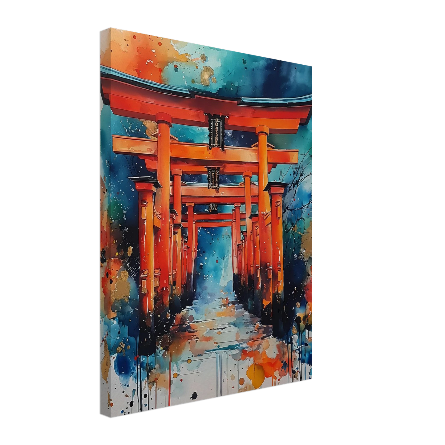 Le Sentier des Mille Portes — tableau sur toile — vue 5 — art mural STNCL