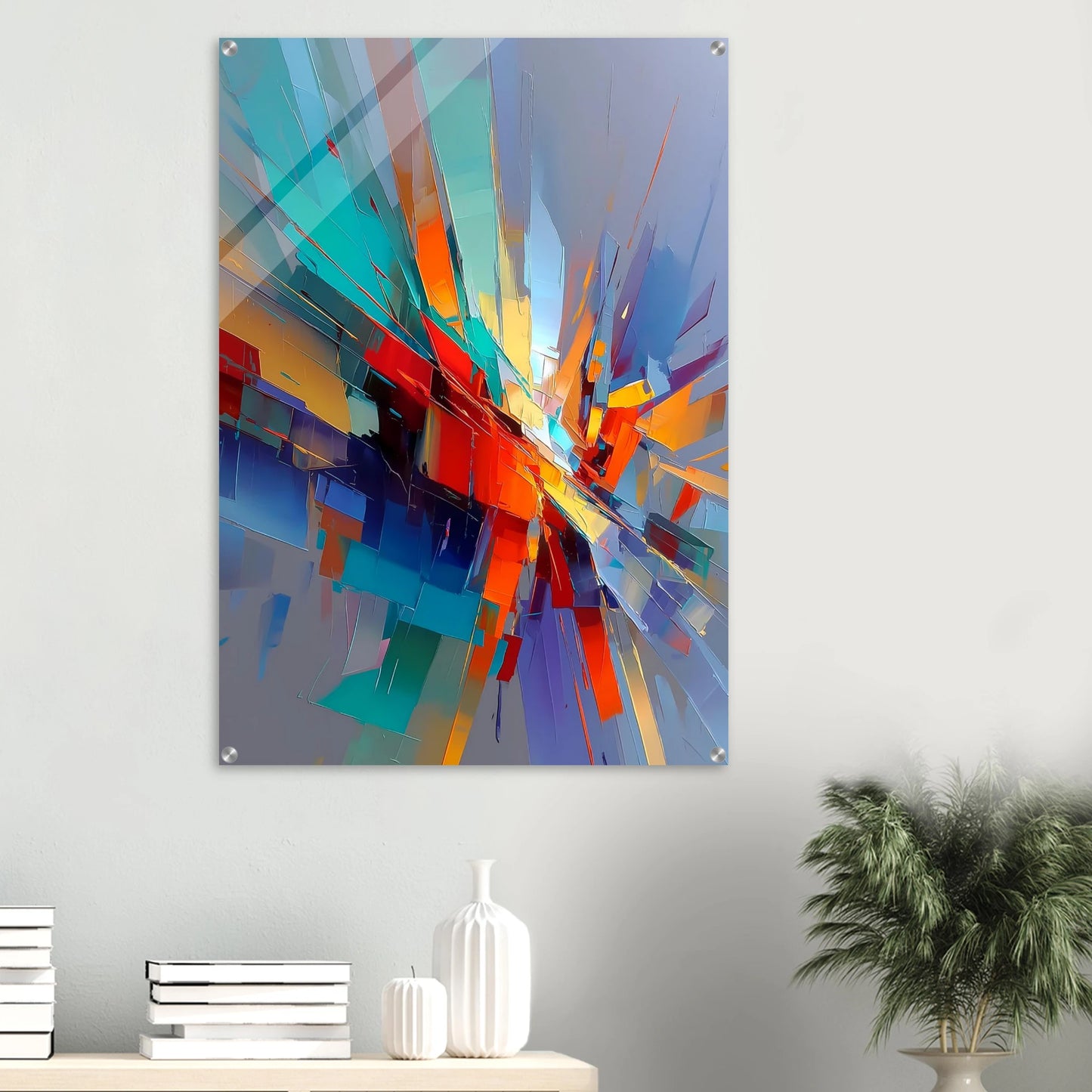 Point de Fuite — tableau plexiglas — vue 6 — art mural STNCL