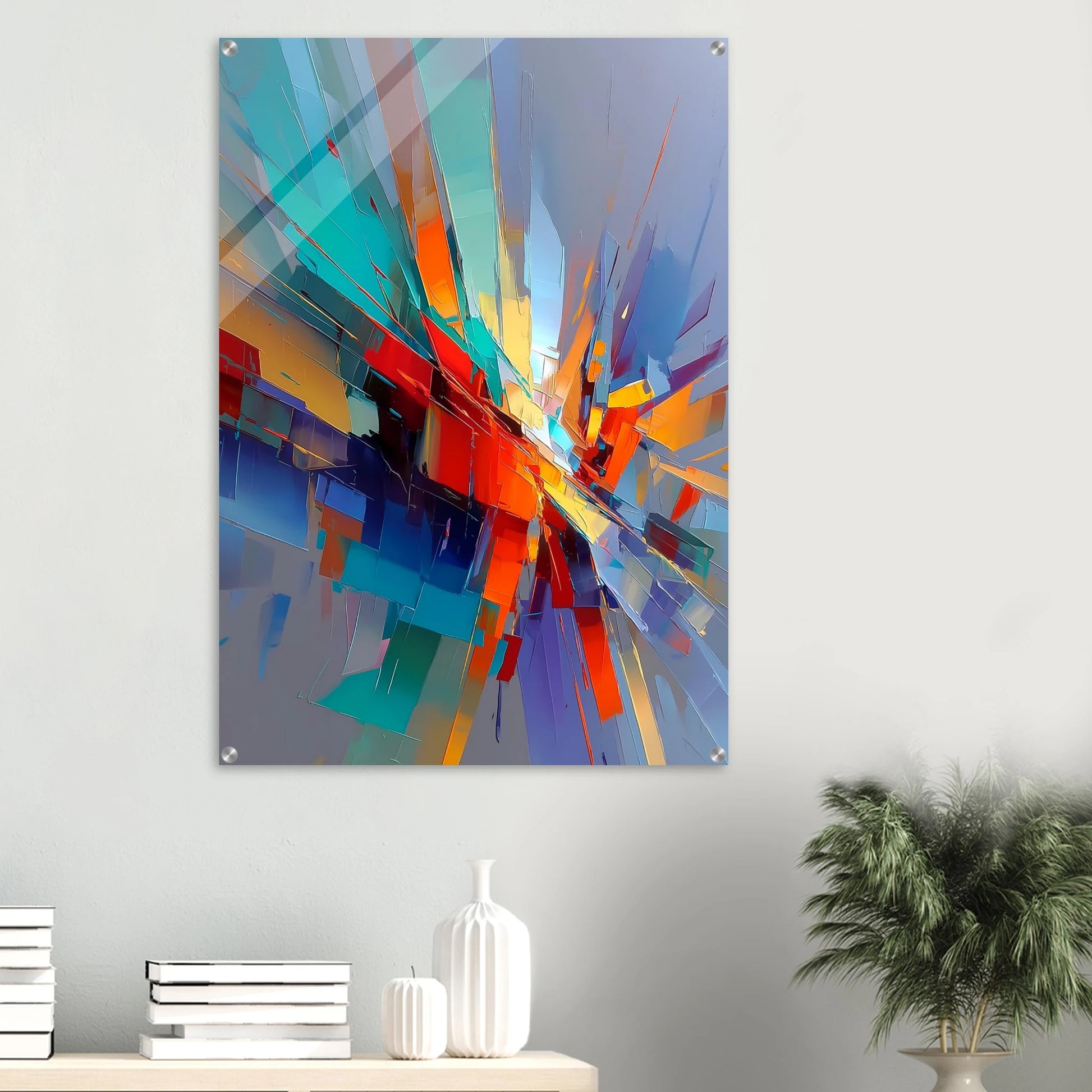 Point de Fuite — tableau plexiglas — vue 6 — art mural STNCL