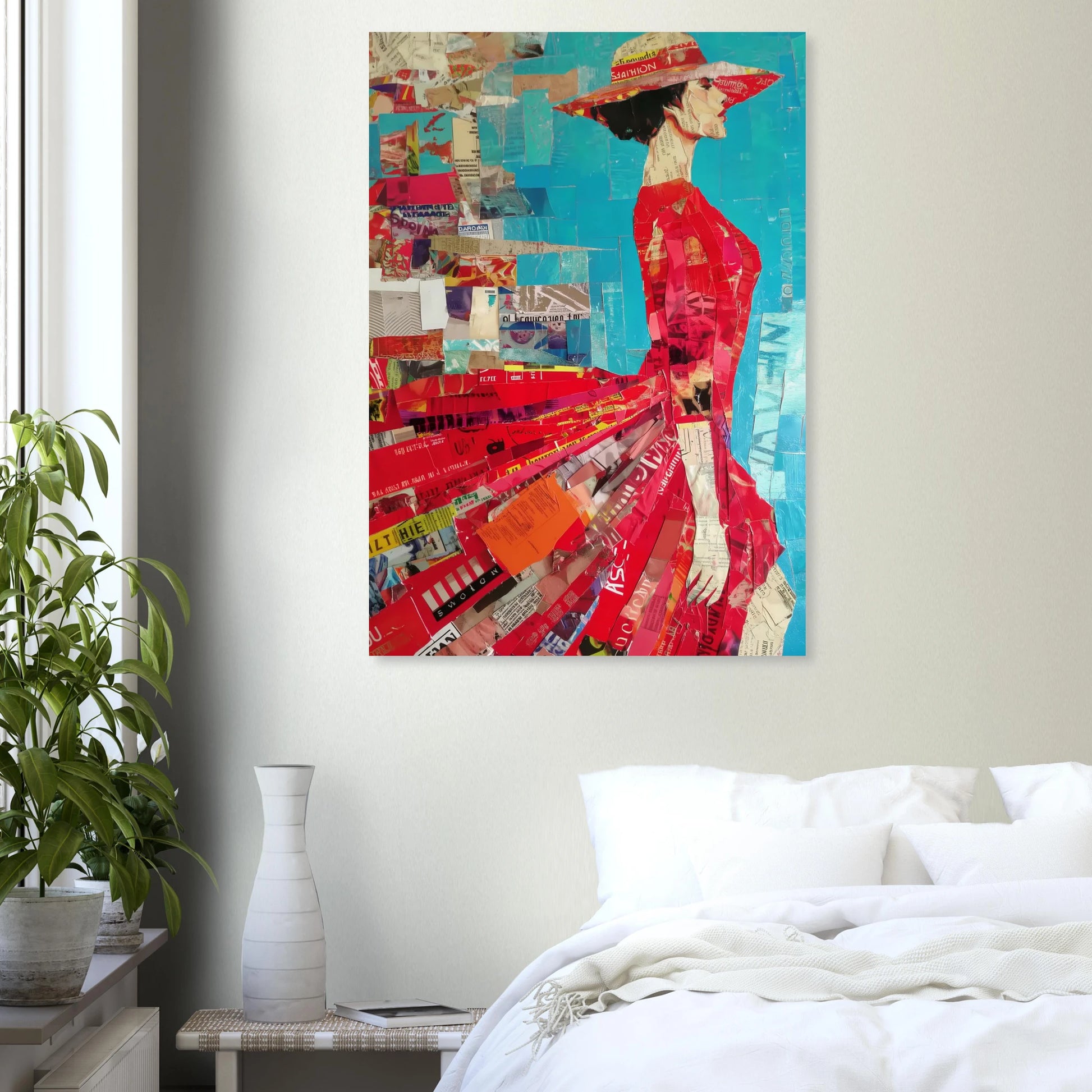 La Robe Rouge — affiche d'art — vue 7 — art mural STNCL