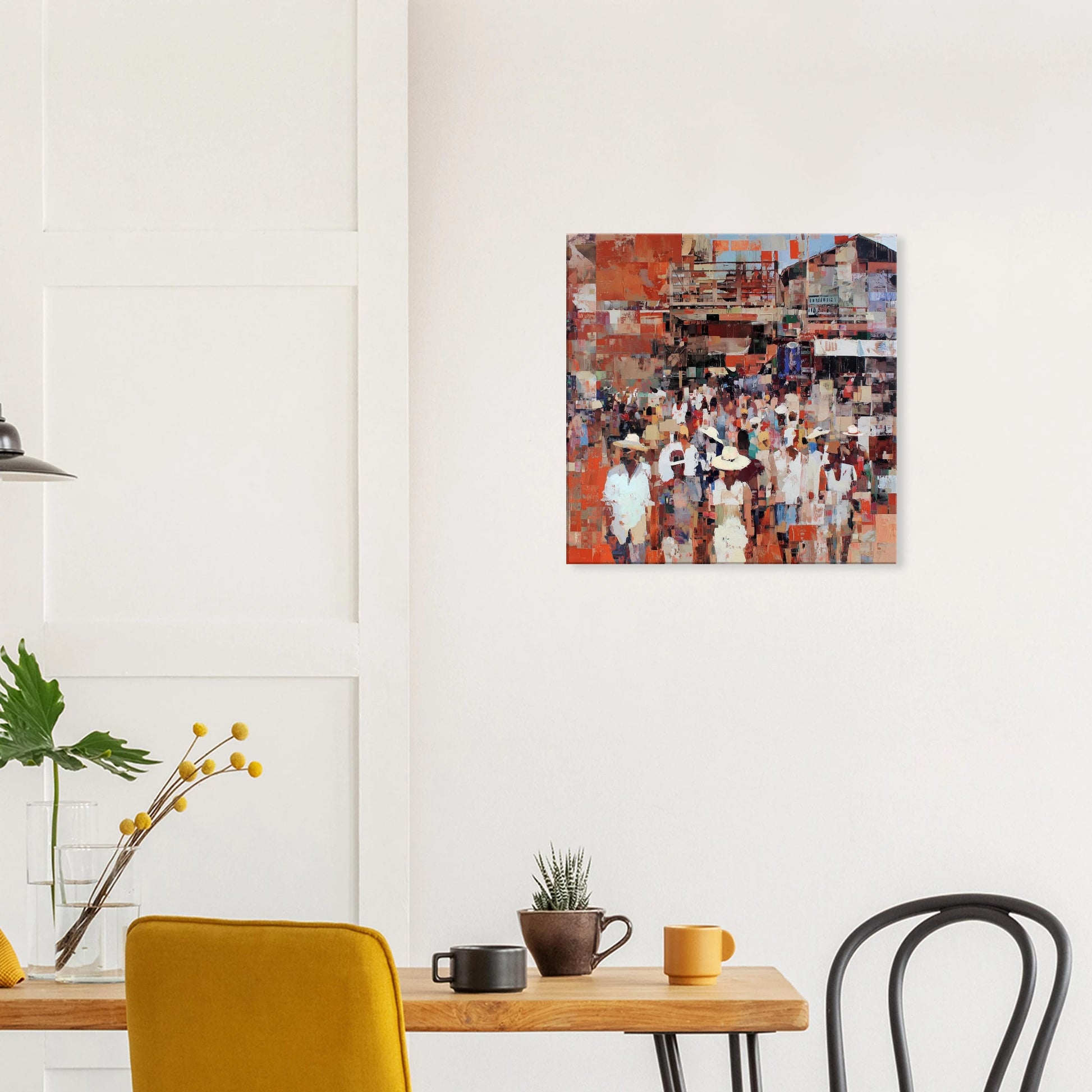 Marché en Couleurs — tableau sur toile — vue 7 — art mural STNCL