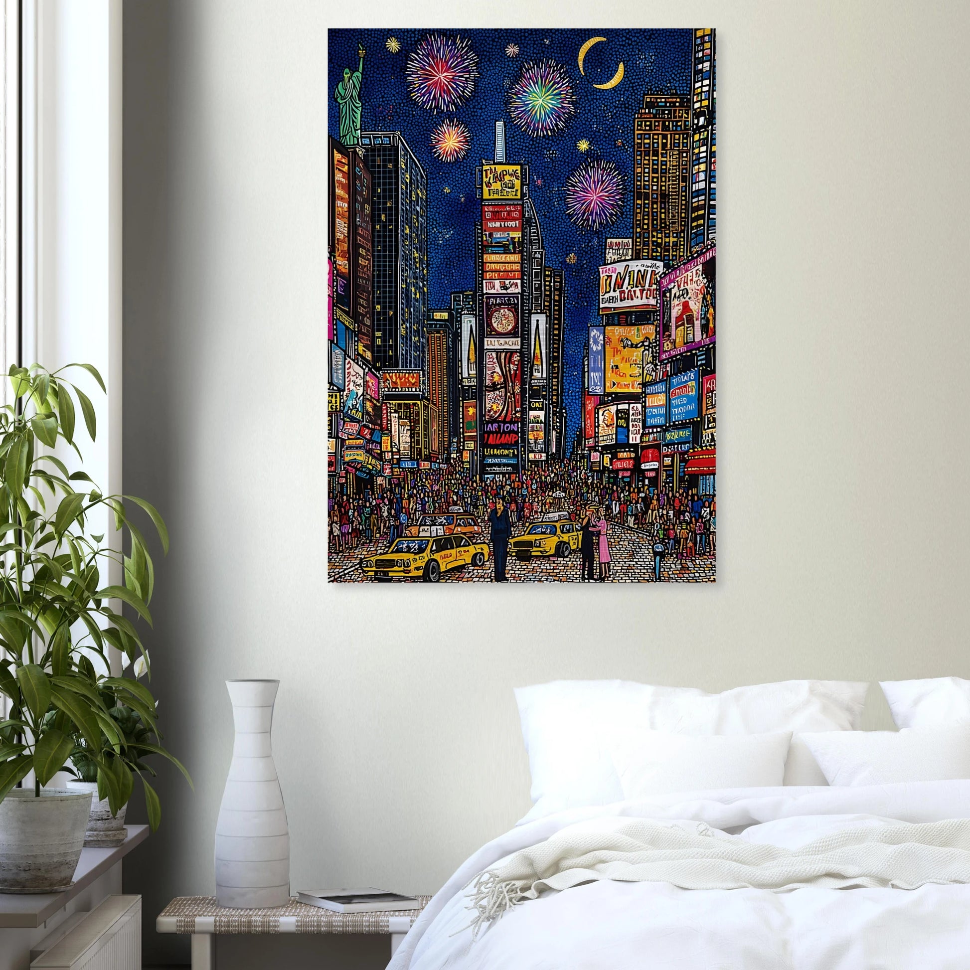 New York en Fête — tableau aluminium — vue 7 — art mural STNCL