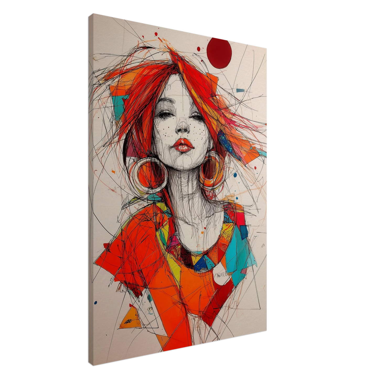 Feu sous la Peau — tableau sur toile — art mural STNCL