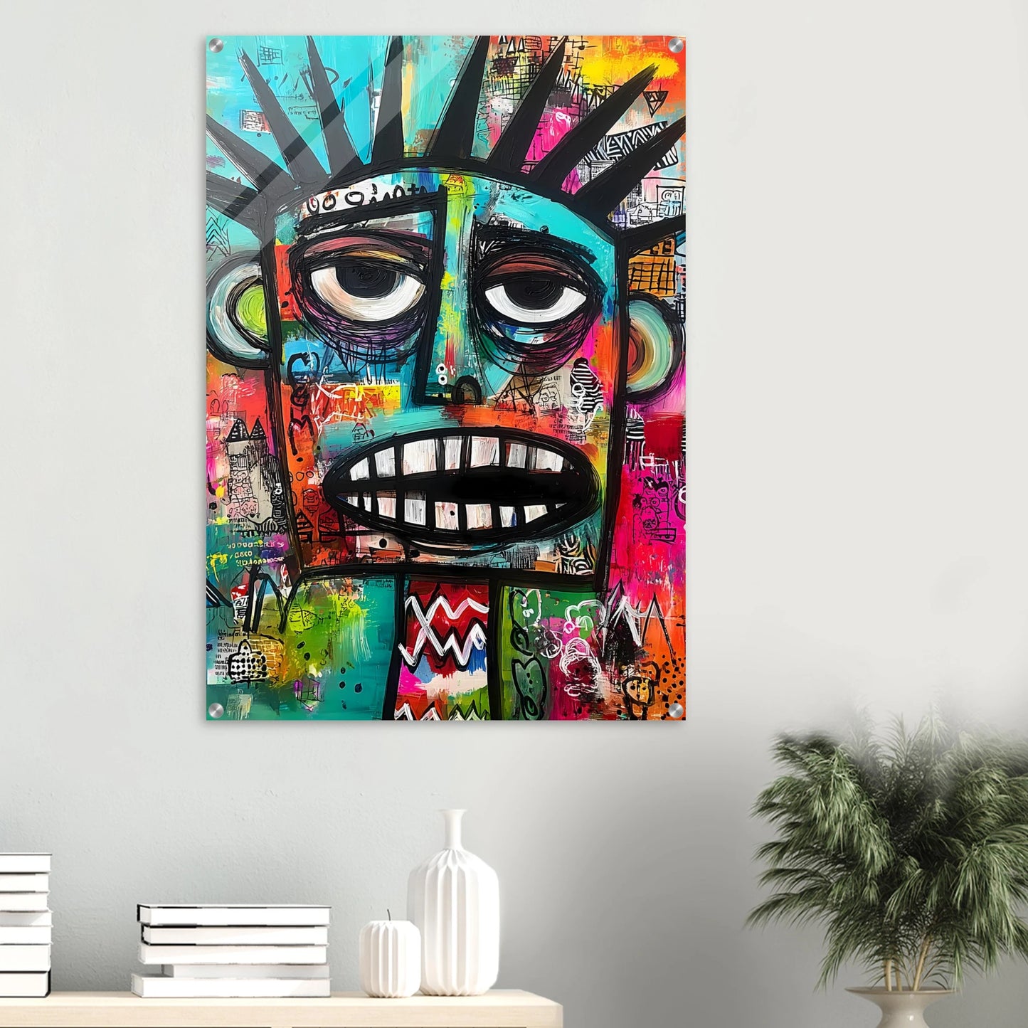 Le Cri Muet — tableau plexiglas — vue 6 — art mural STNCL
