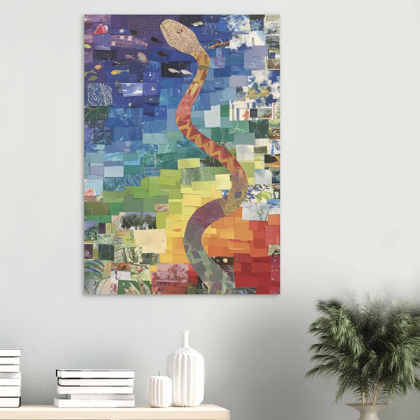 Serpent des Saisons — affiche d'art — vue 6 — art mural STNCL