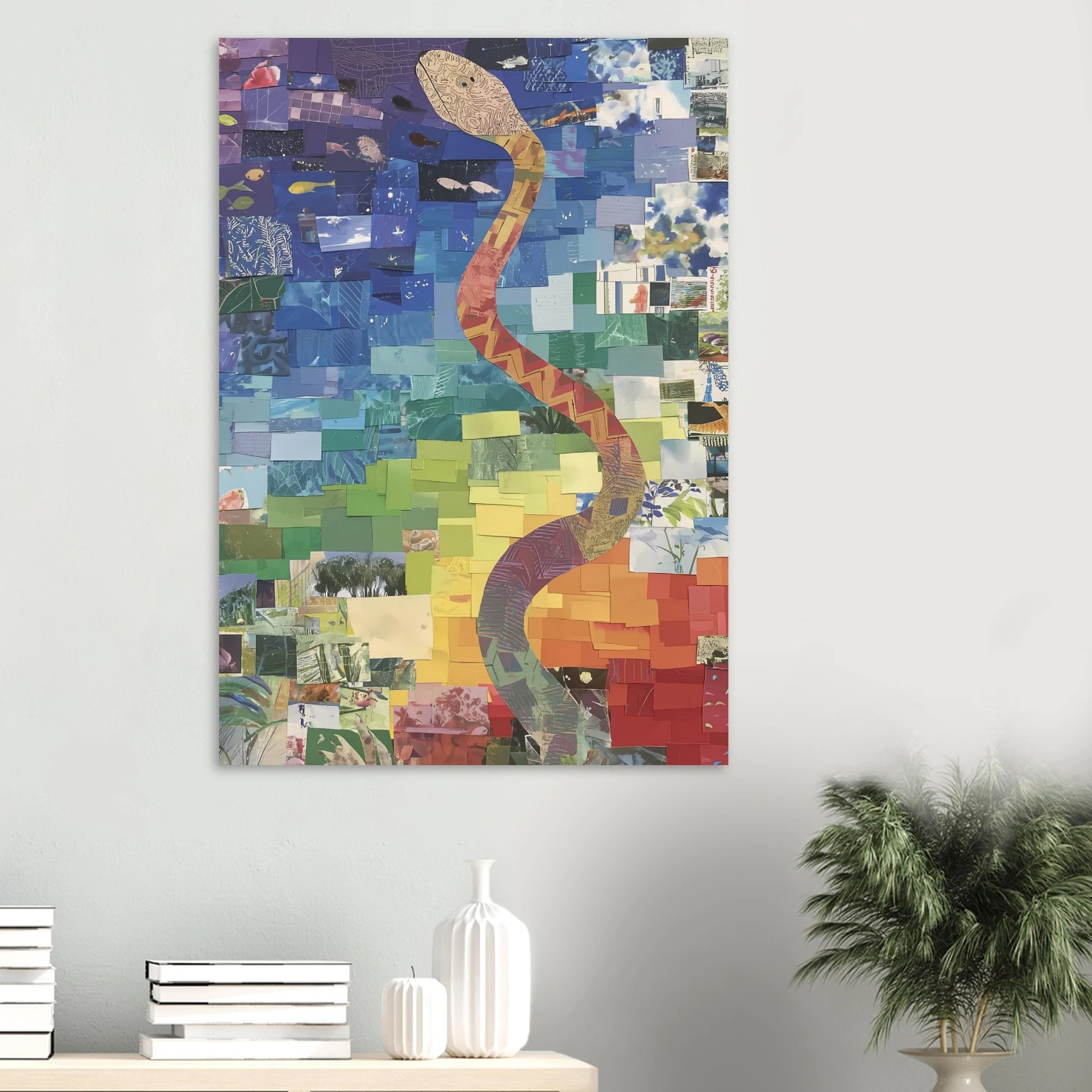 Serpent des Saisons — affiche d'art — vue 6 — art mural STNCL