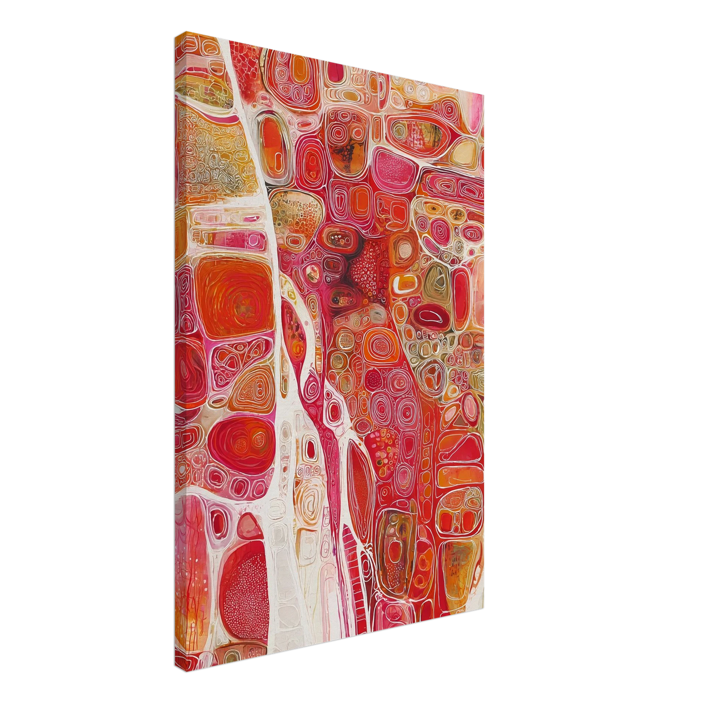 Cellules — tableau sur toile — vue 2 — art mural STNCL