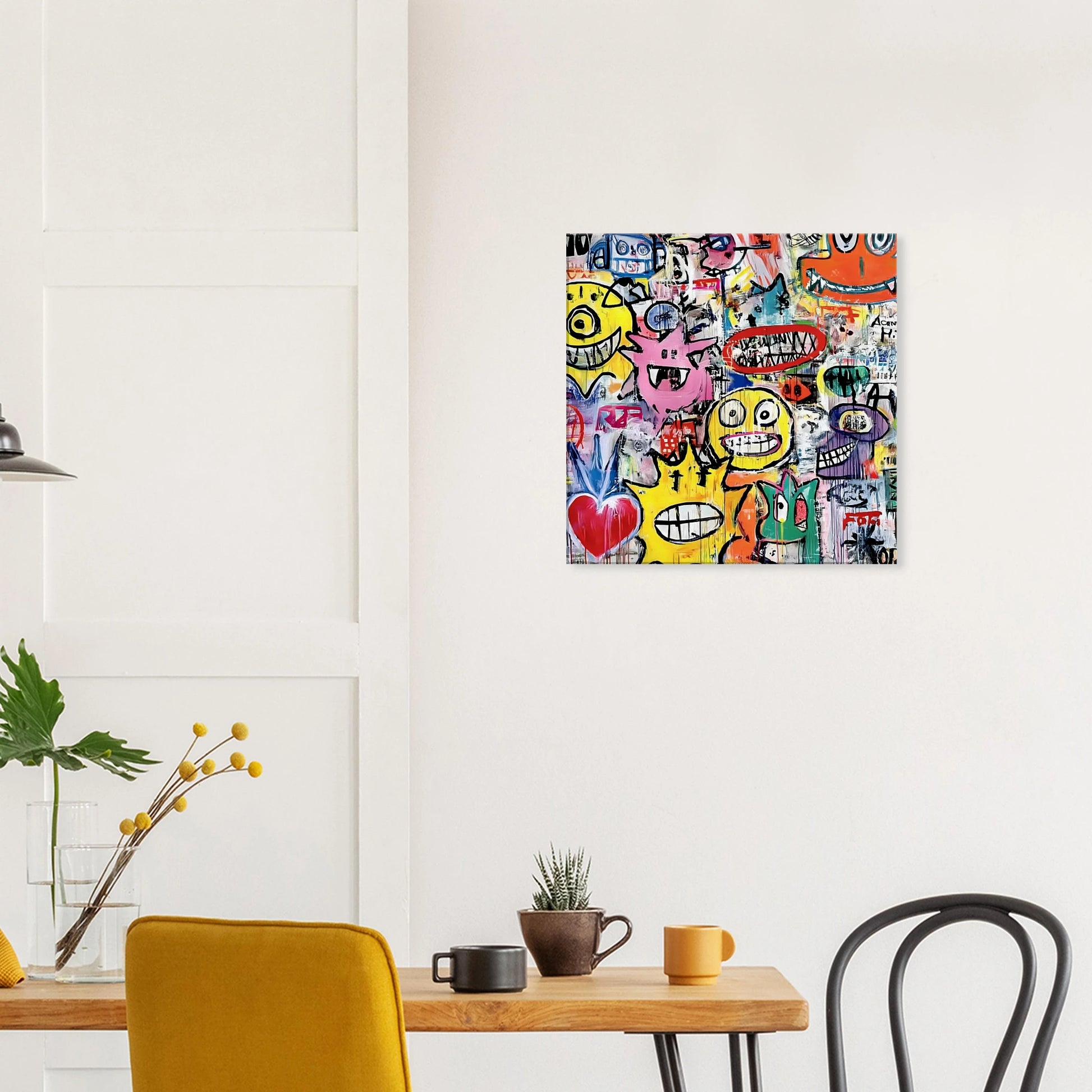 Le Mur aux Monstres — tableau sur toile — vue 7 — art mural STNCL