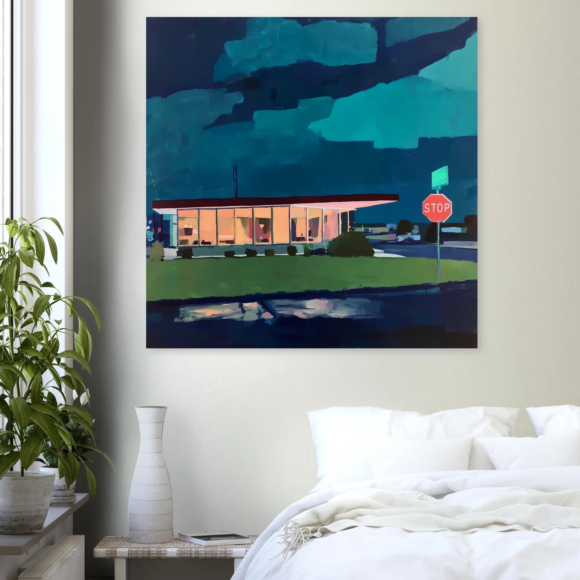 Lumière sur la Route — affiche d'art — vue 7 — art mural STNCL