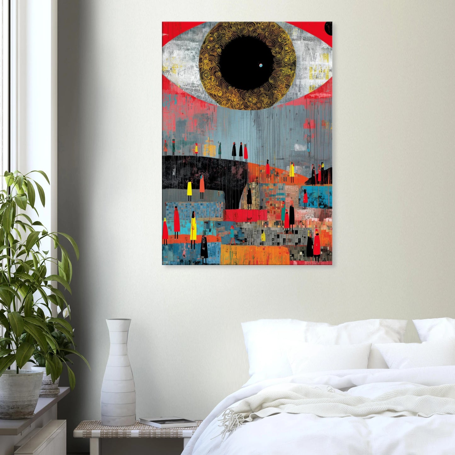 L'Œil qui Gouverne — tableau sur toile — vue 7 — art mural STNCL
