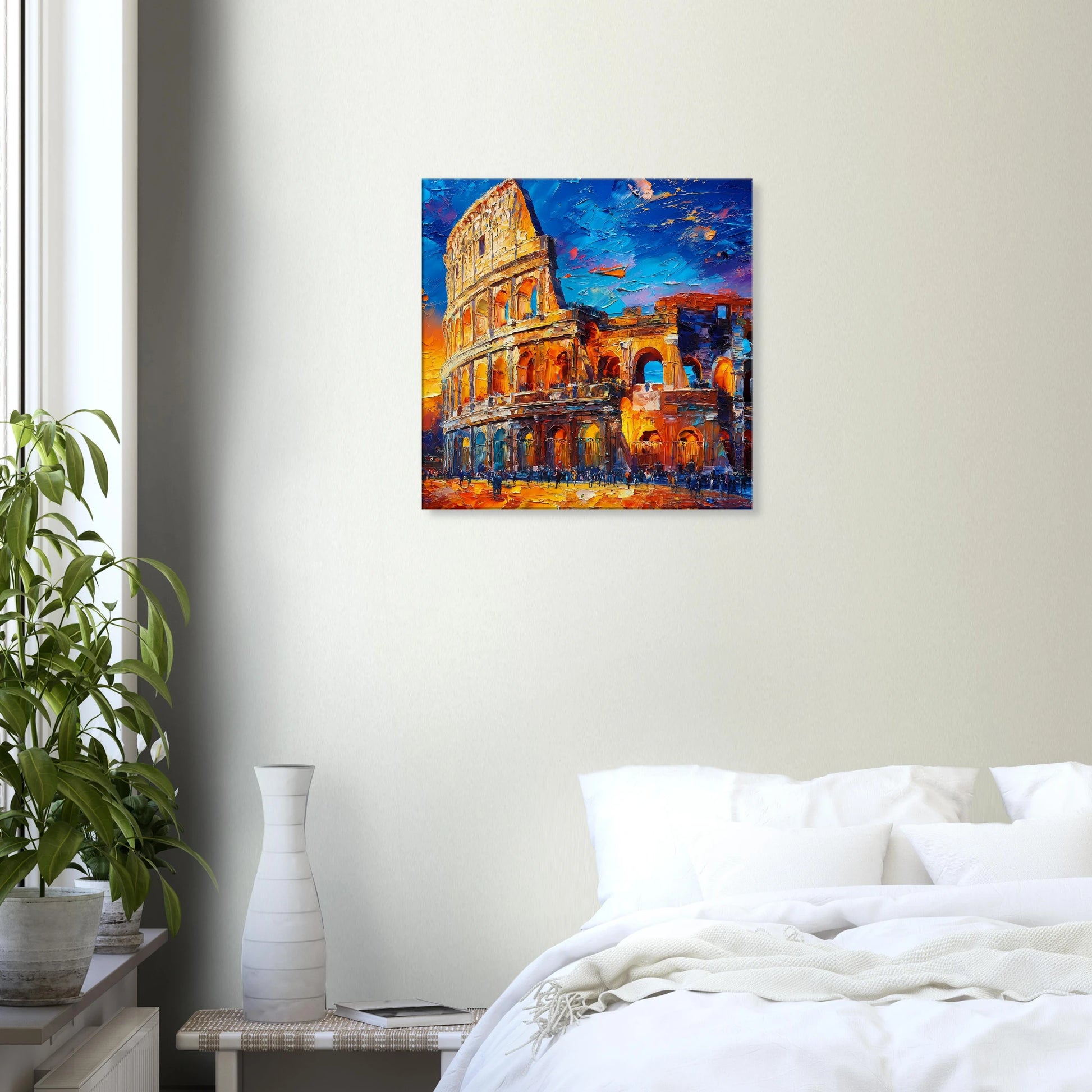 Colisée Flamboyant — tableau sur toile — vue 6 — art mural STNCL