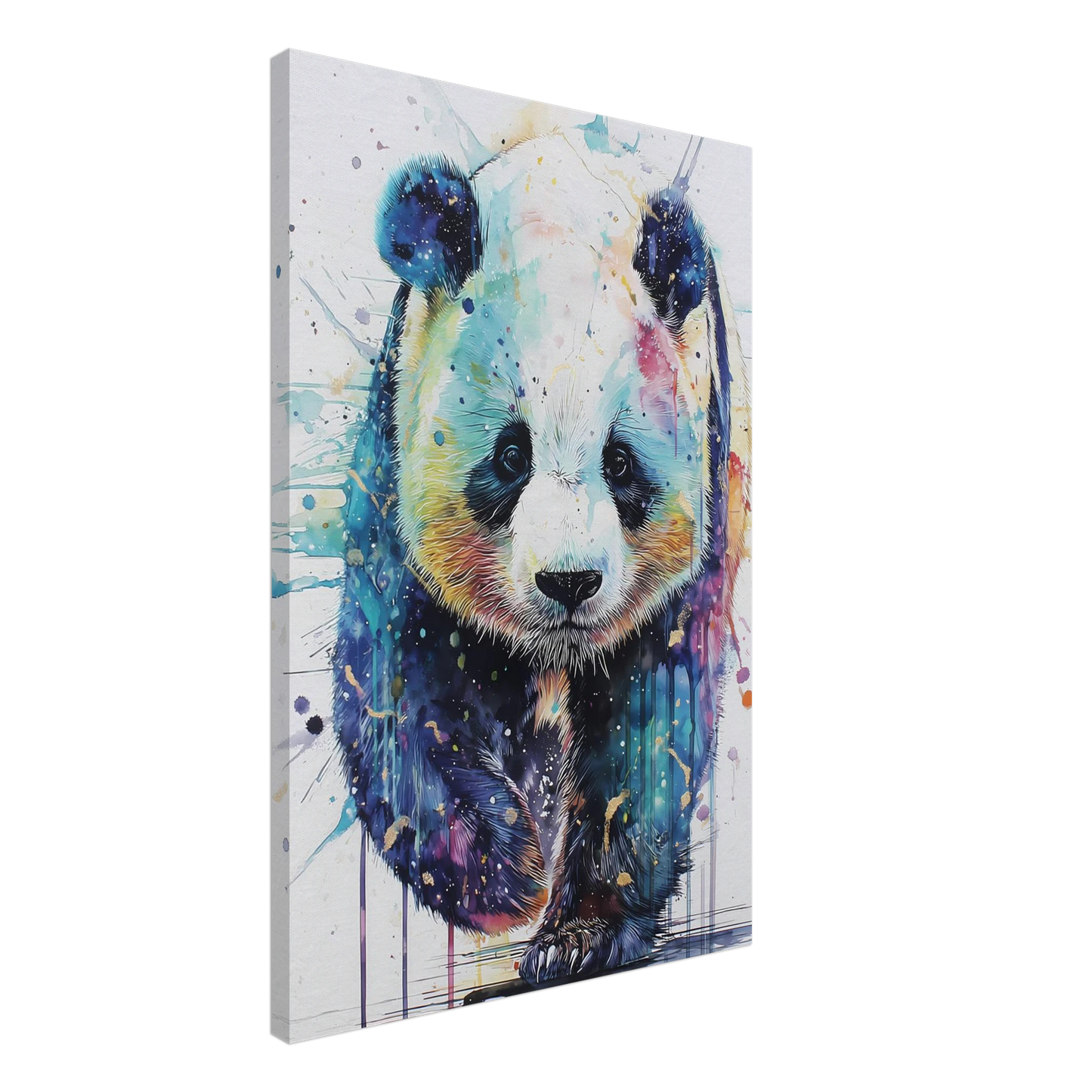 Panda Constellé — tableau sur toile — vue 2 — art mural STNCL