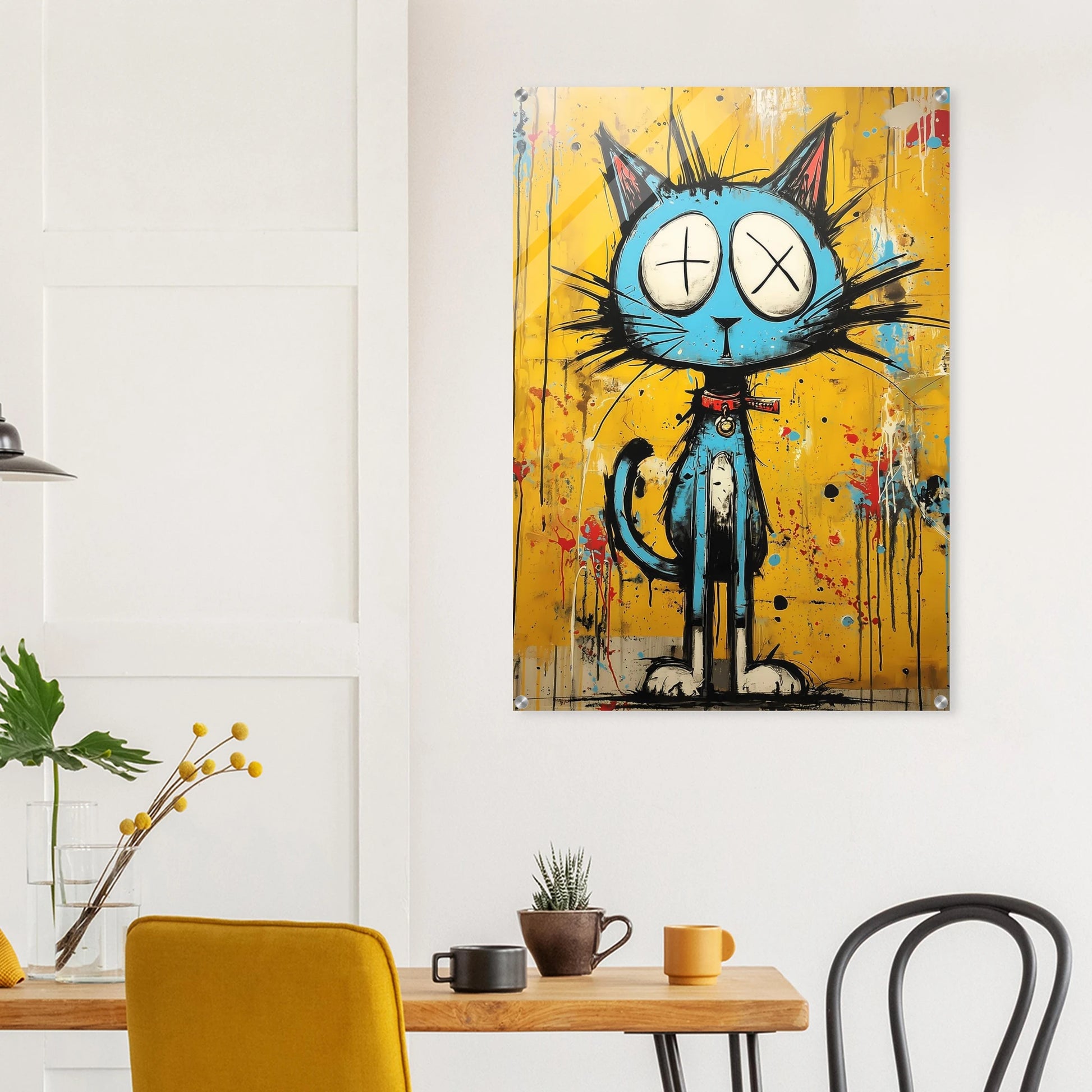 Matou des Murs — tableau plexiglas — vue 8 — art mural STNCL