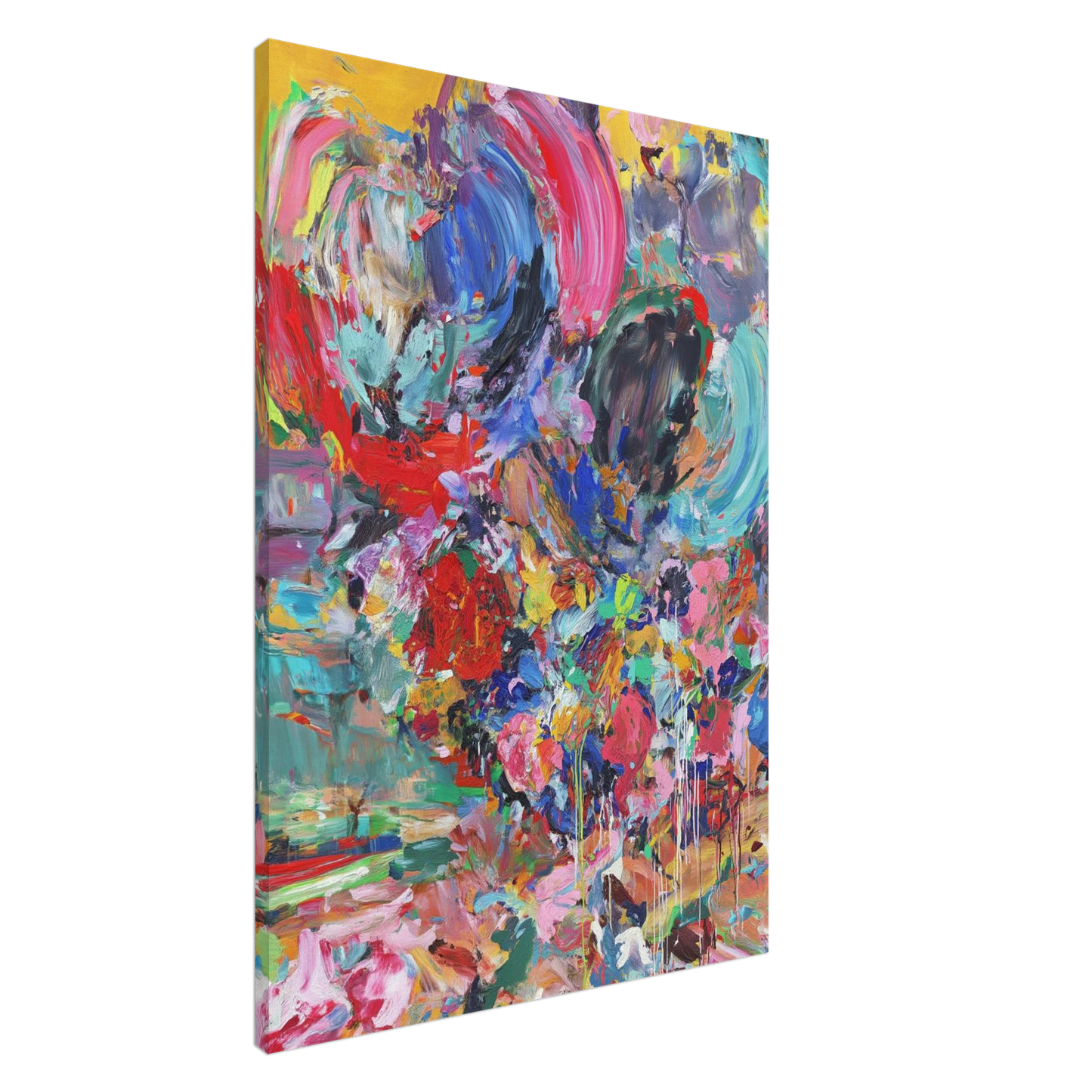 Éclat de Fleurs Sauvages — tableau sur toile — art mural STNCL