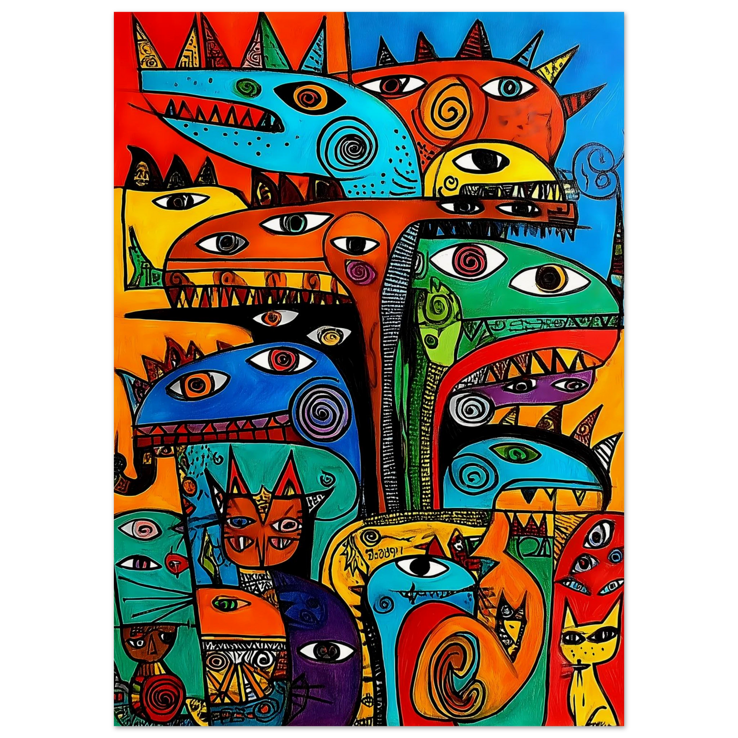 La Tribu — affiche d'art — vue 5 — art mural STNCL
