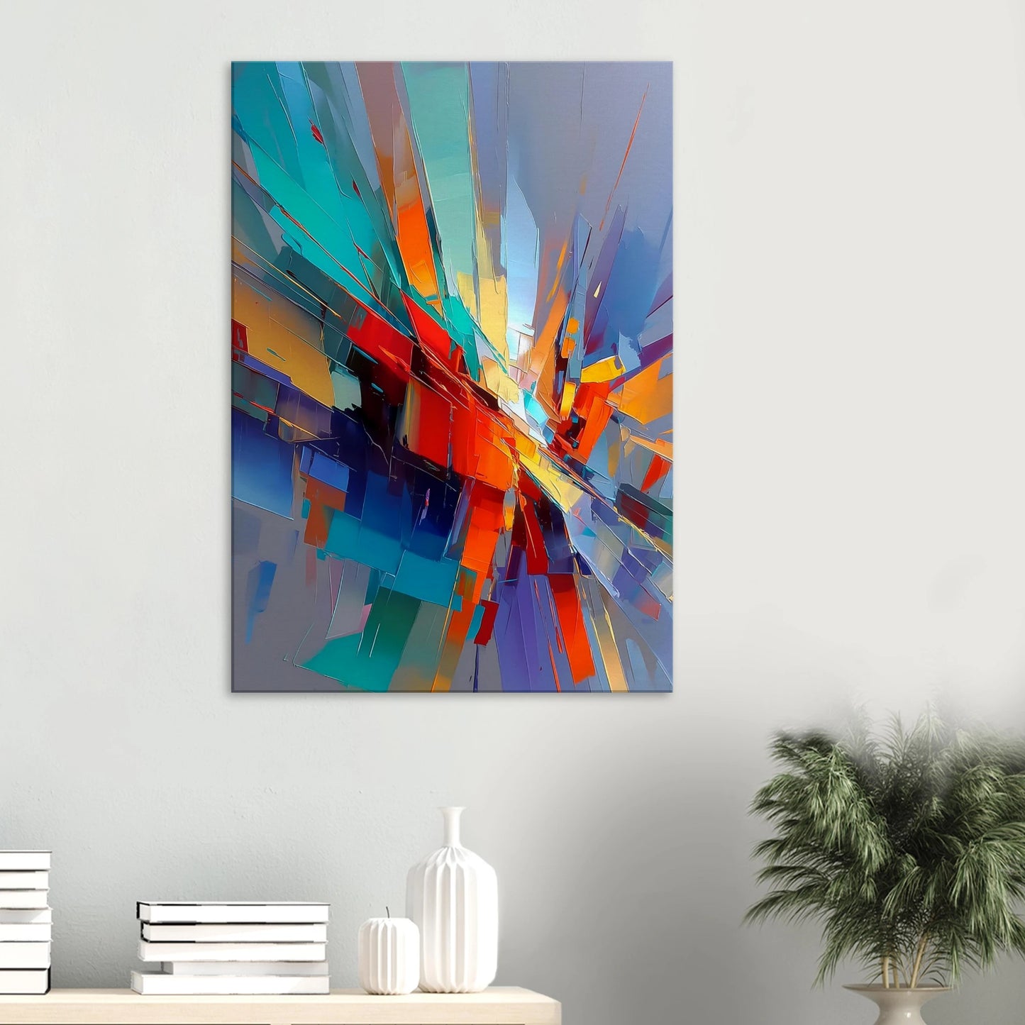 Point de Fuite — tableau sur toile — vue 6 — art mural STNCL