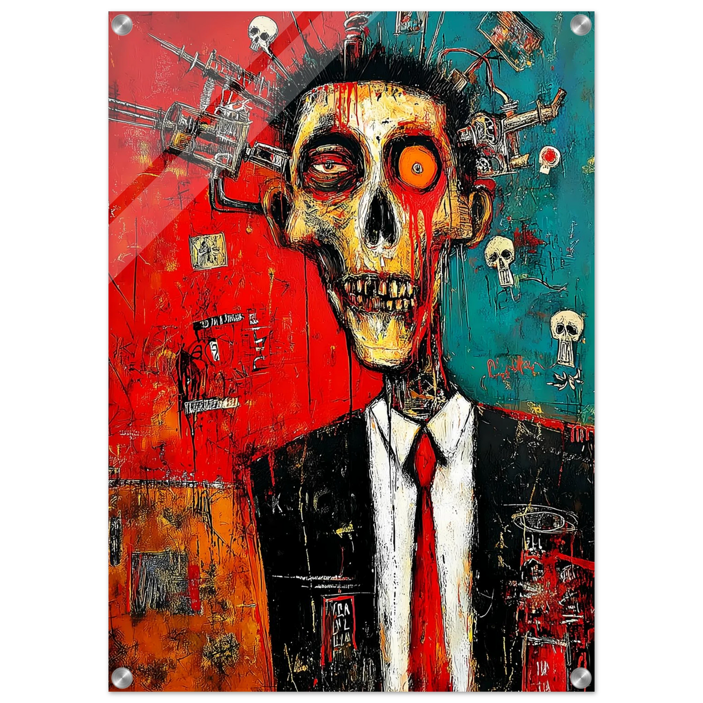Cadre Mortel — tableau plexiglas — vue 2 — art mural STNCL