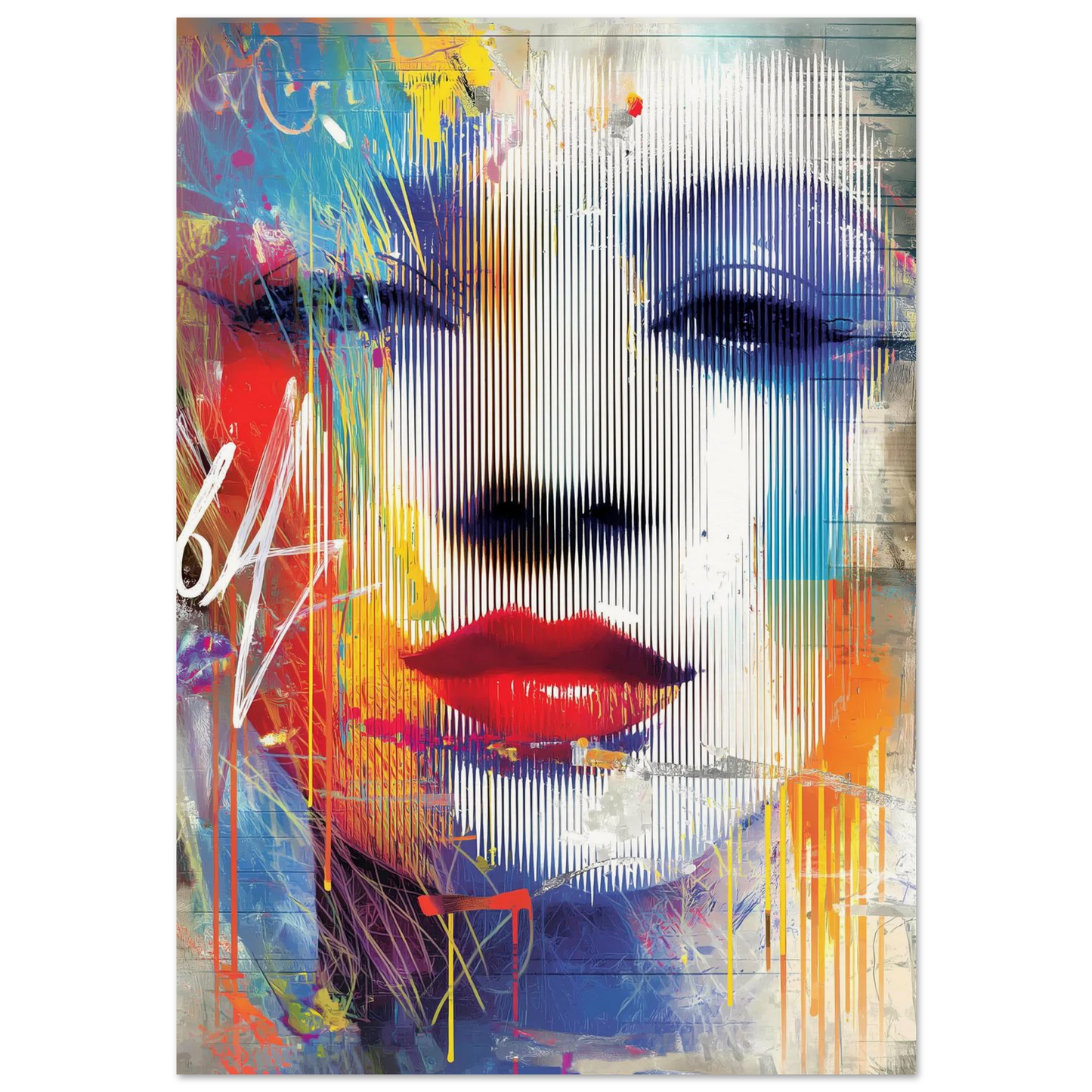 Derrière les Lignes — affiche d'art — art mural STNCL