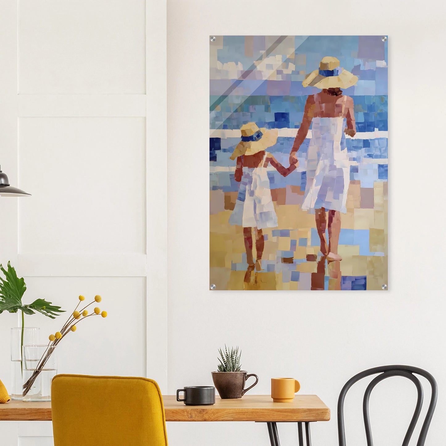 Main dans la Main — tableau plexiglas — vue 8 — art mural STNCL