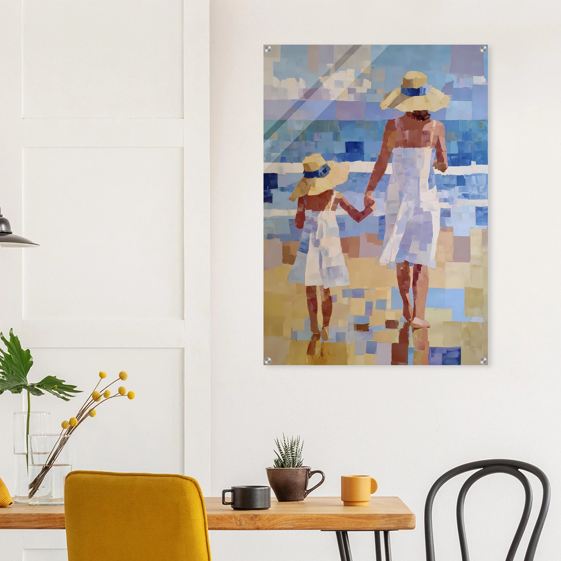 Main dans la Main — tableau plexiglas — vue 8 — art mural STNCL