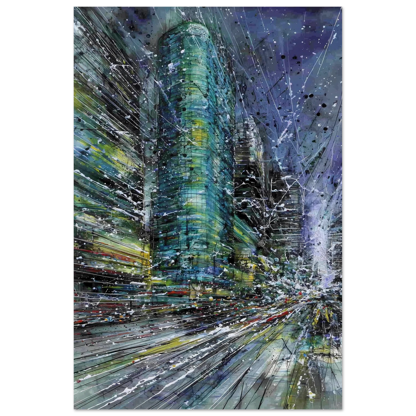 Vertige de la Cité — affiche d'art — vue 4 — art mural STNCL
