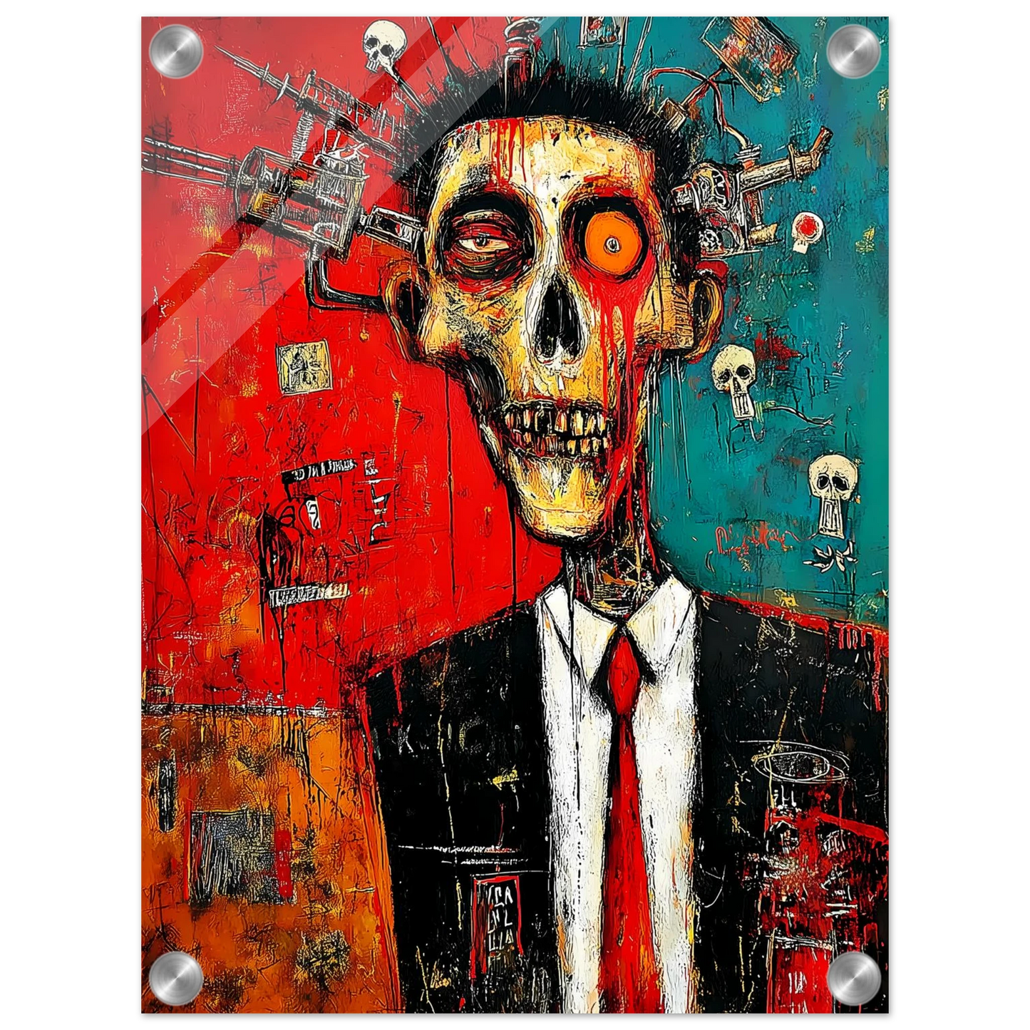 Cadre Mortel — tableau plexiglas — vue 3 — art mural STNCL