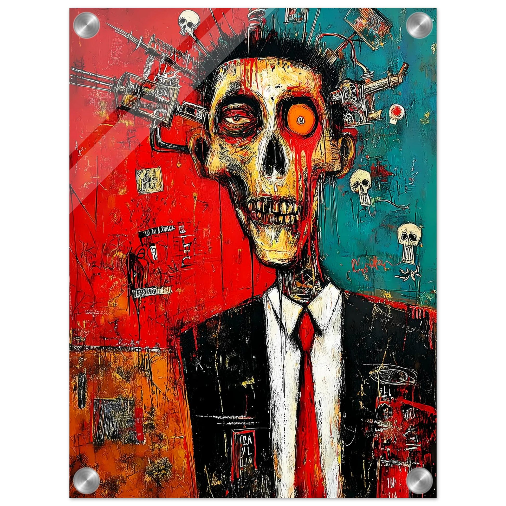 Cadre Mortel — tableau plexiglas — vue 3 — art mural STNCL