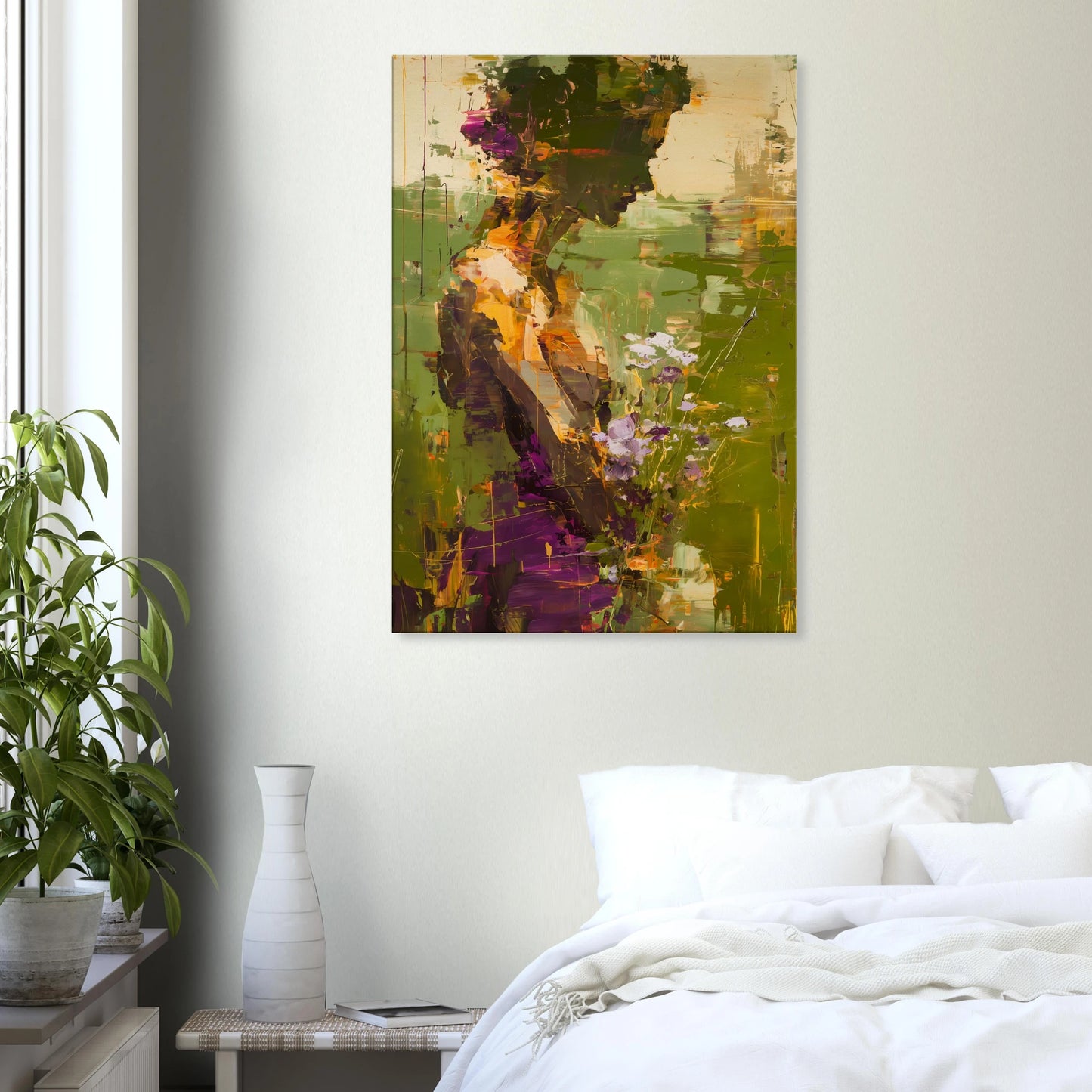 Dans les Herbes Hautes — tableau sur toile — vue 7 — art mural STNCL