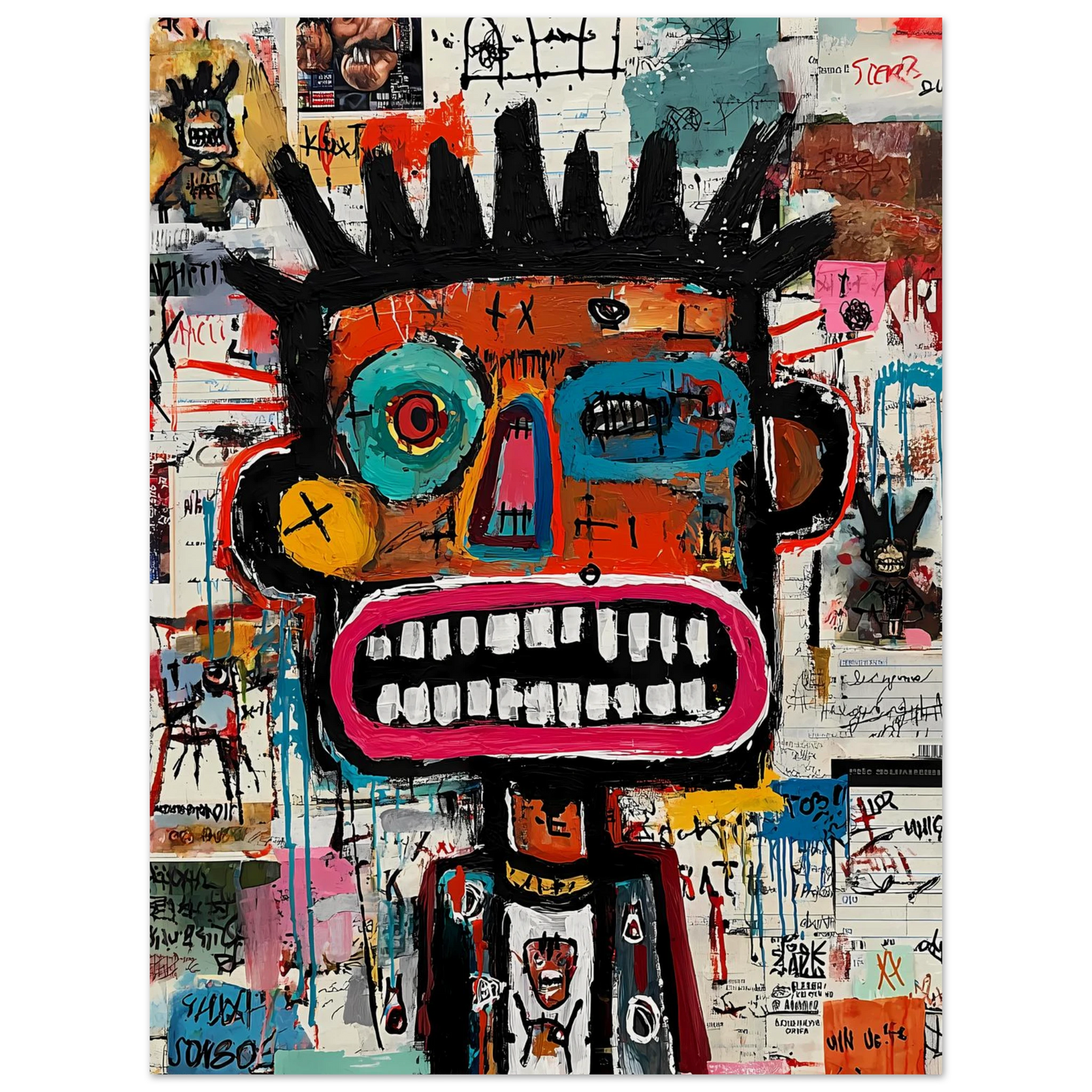 Roi de Papier — affiche d'art — vue 3 — art mural STNCL