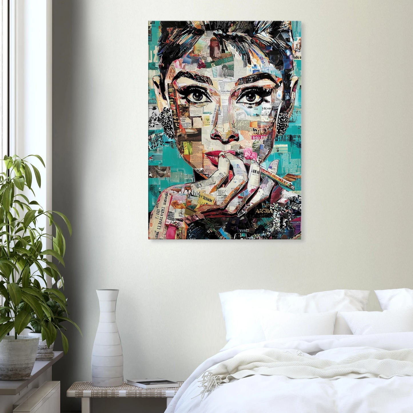 Regard de Papier — tableau sur toile — vue 7 — art mural STNCL