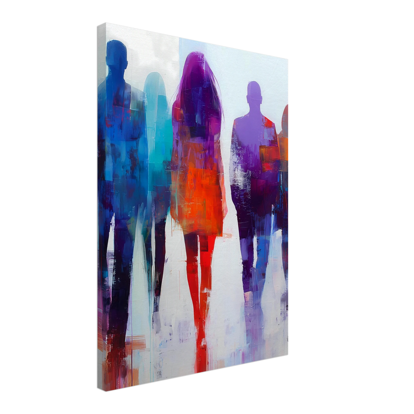 Présences Lumineuses — tableau sur toile — vue 3 — art mural STNCL