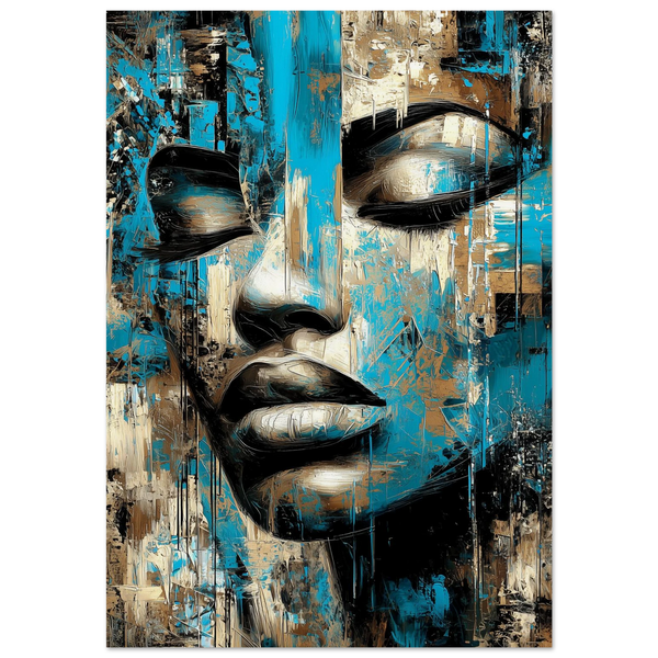 Larmes de Cyan sur Peau de Bronze