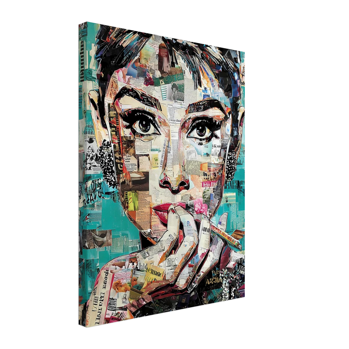 Regard de Papier — tableau sur toile — vue 5 — art mural STNCL