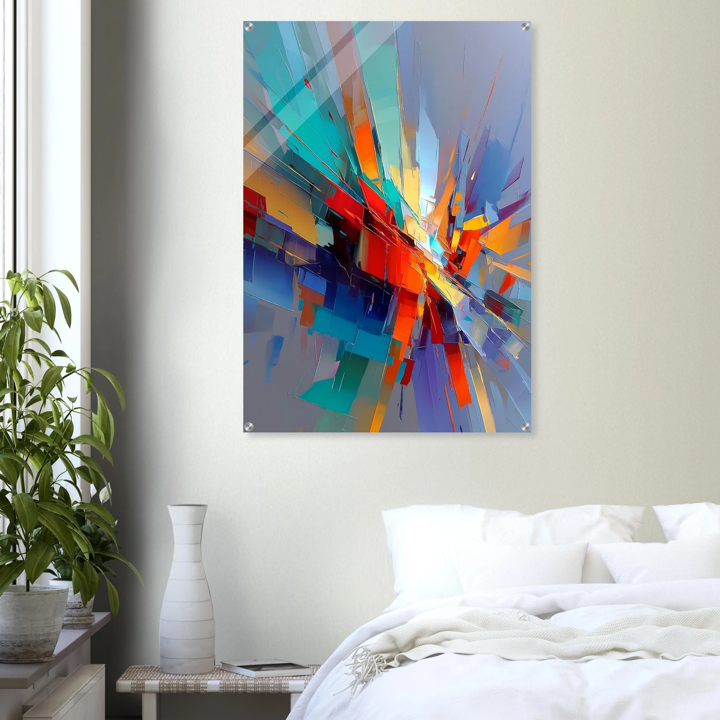 Point de Fuite — tableau plexiglas — vue 7 — art mural STNCL
