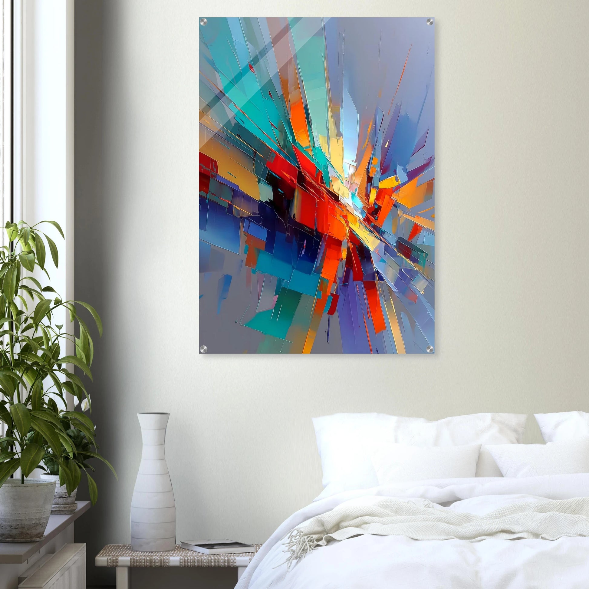 Point de Fuite — tableau plexiglas — vue 7 — art mural STNCL