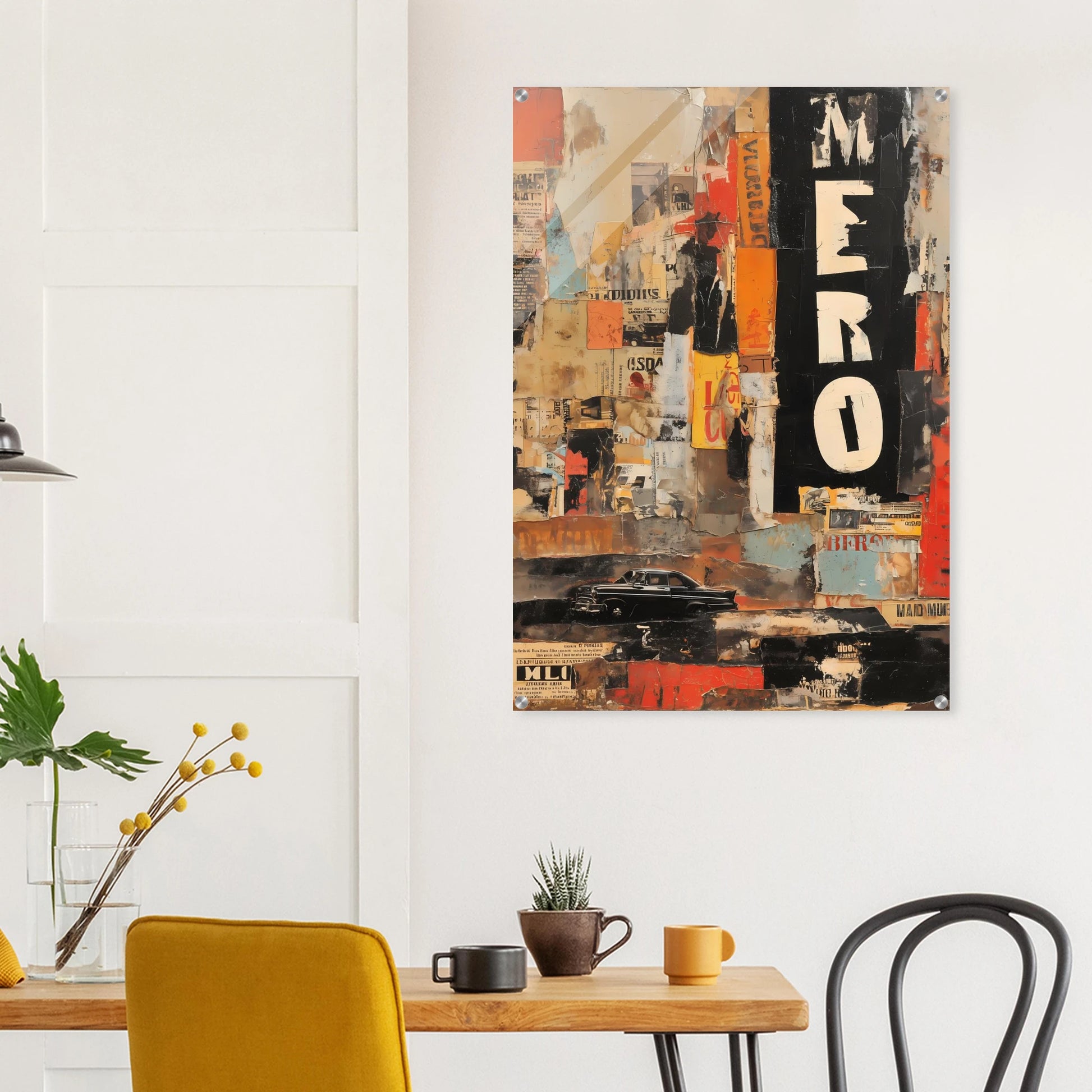 Affiches Lacérées — tableau plexiglas — vue 8 — art mural STNCL