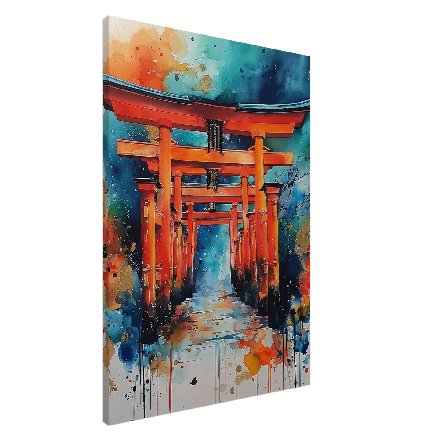 Portiques Sacrés de Kyoto — tableau sur toile — art mural STNCL