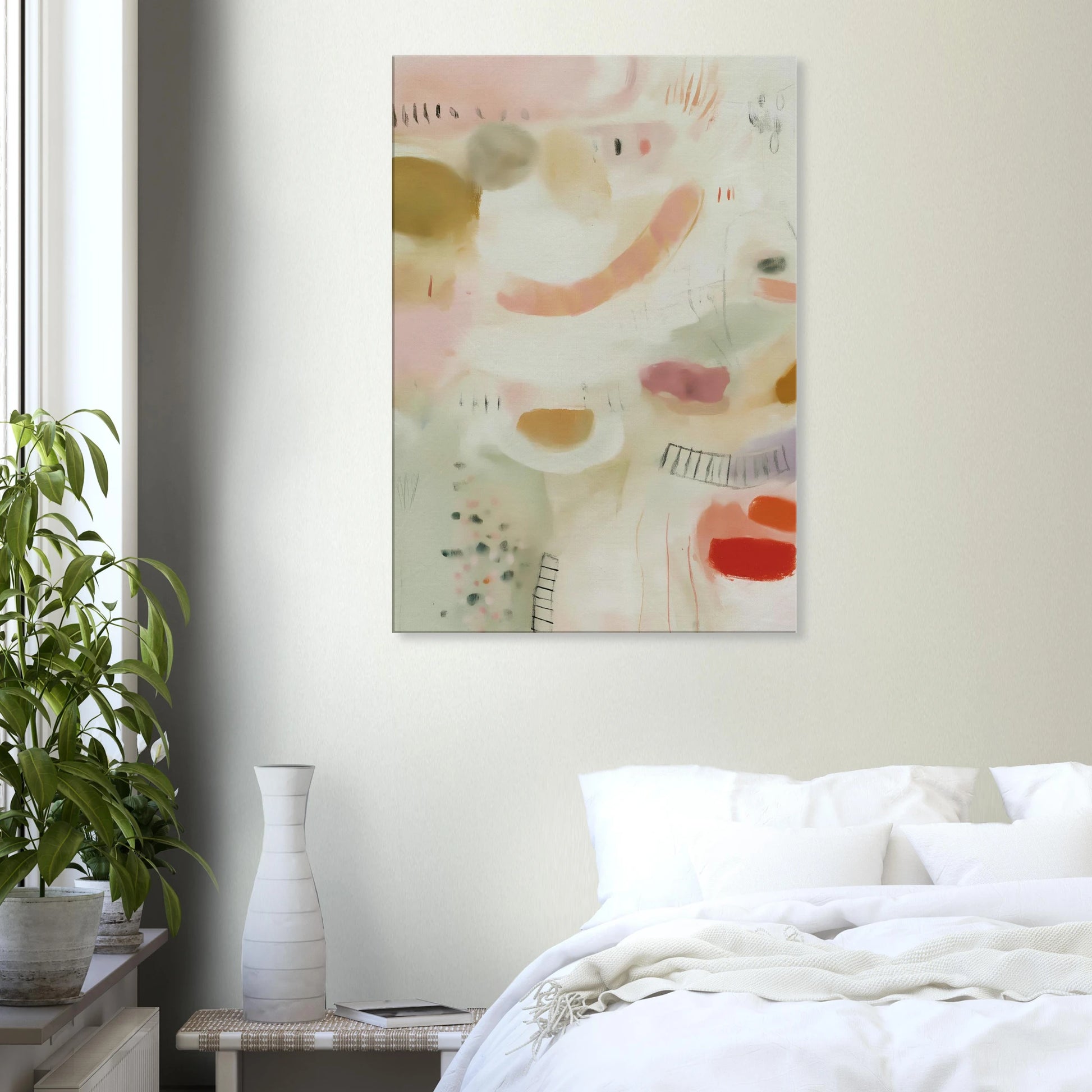 Murmures Pastel — tableau sur toile — vue 7 — art mural STNCL