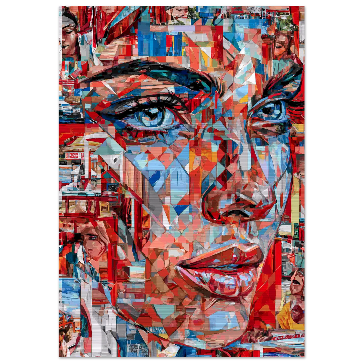 Éclats de Femme — tableau aluminium — art mural STNCL