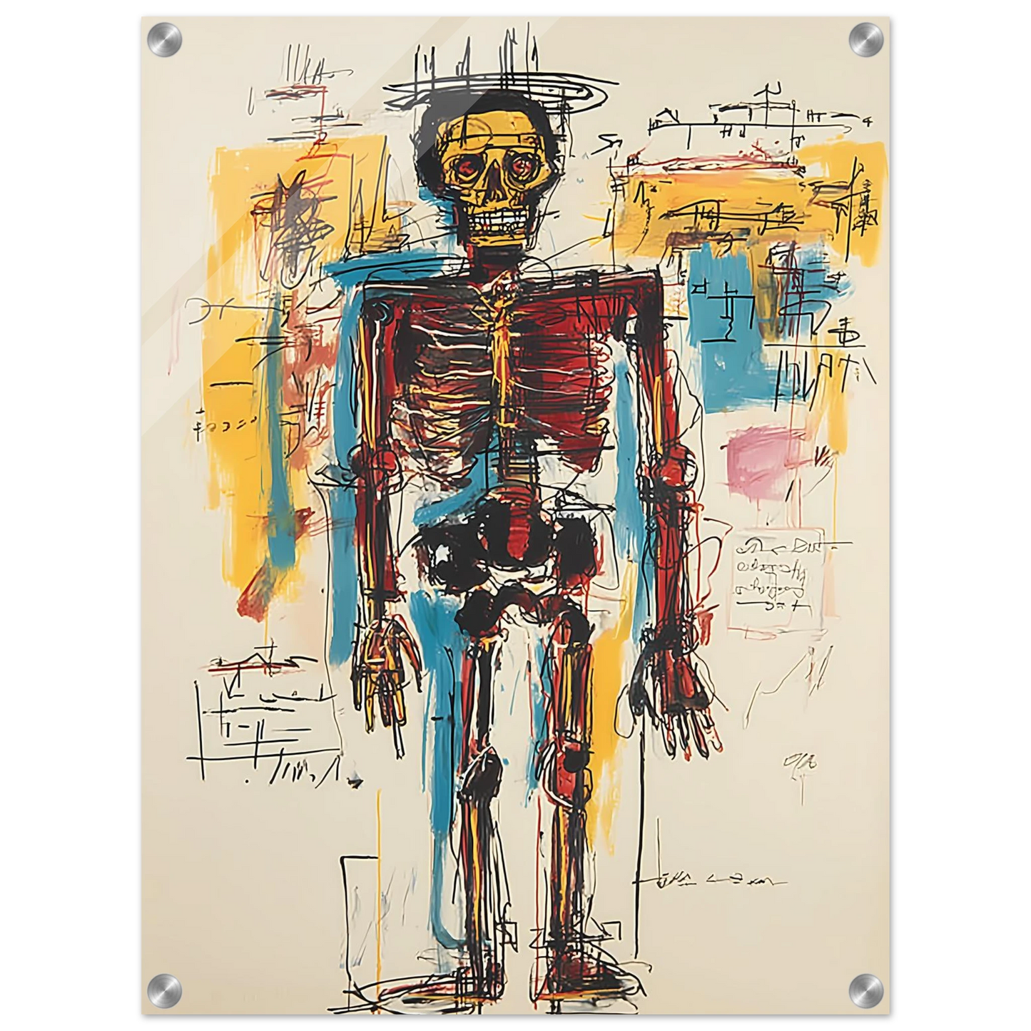 Ossature Sacrée — tableau plexiglas — vue 4 — art mural STNCL