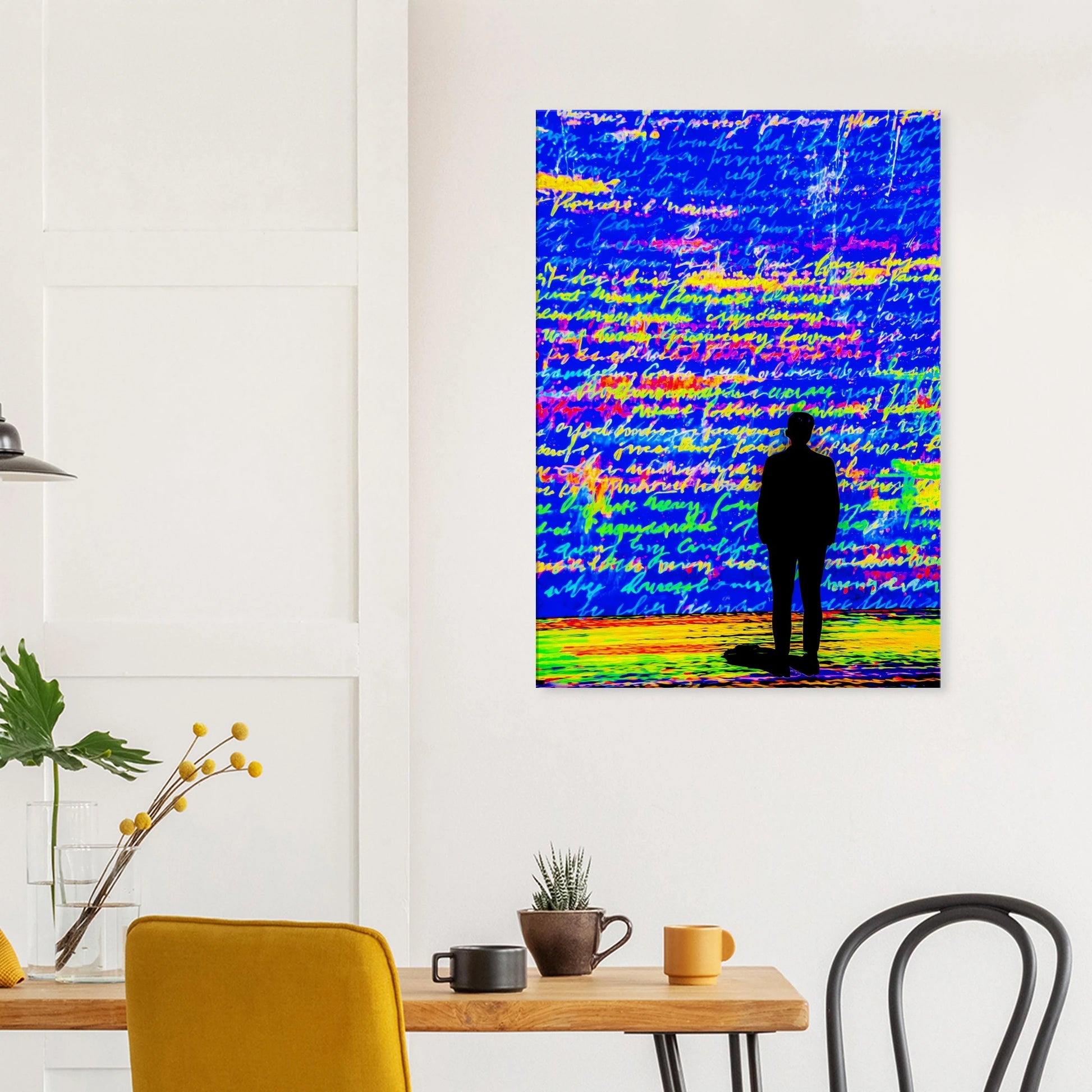 Le Mur Écrit — tableau sur toile — vue 8 — art mural STNCL