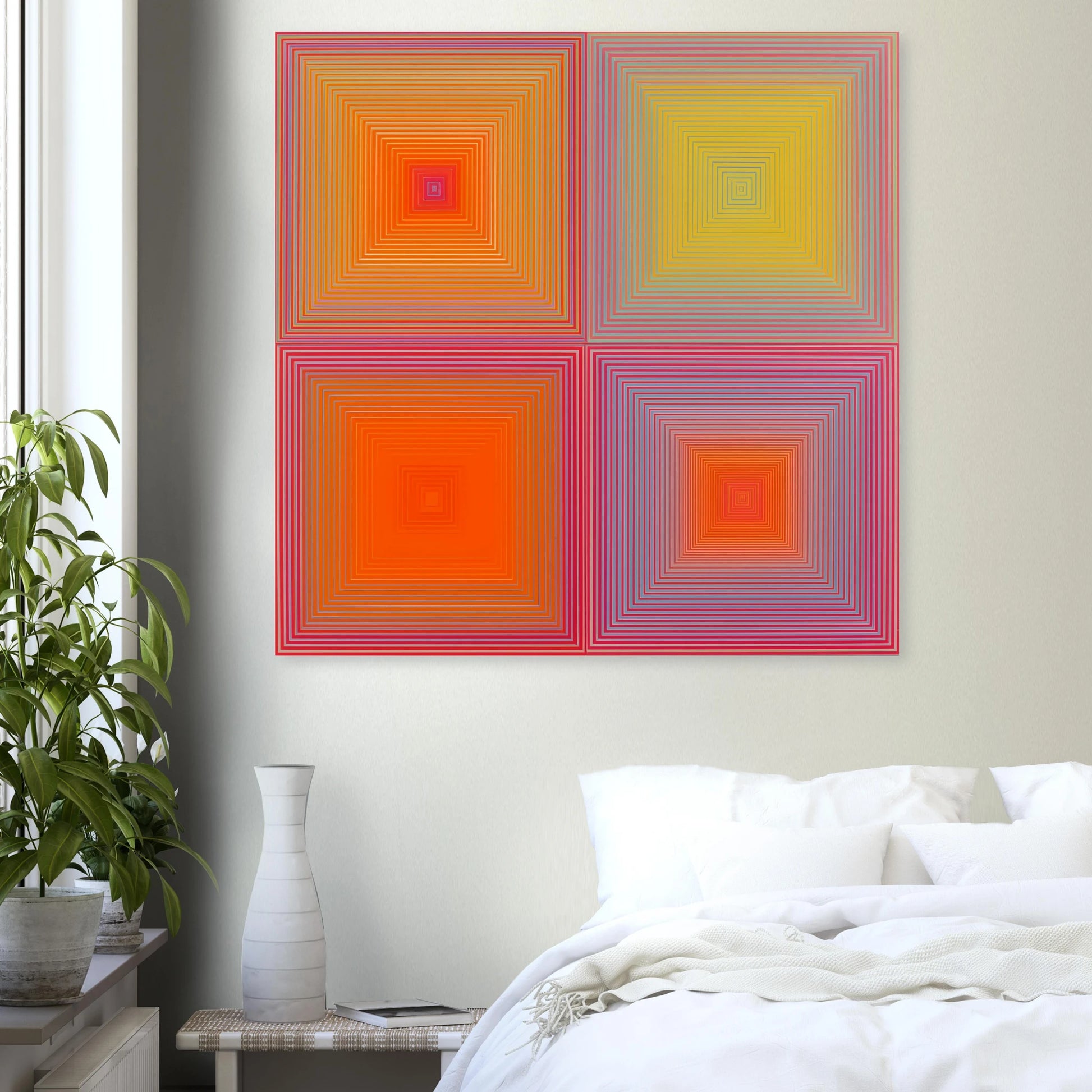 Quatre Puits de Couleur — affiche d'art — vue 7 — art mural STNCL