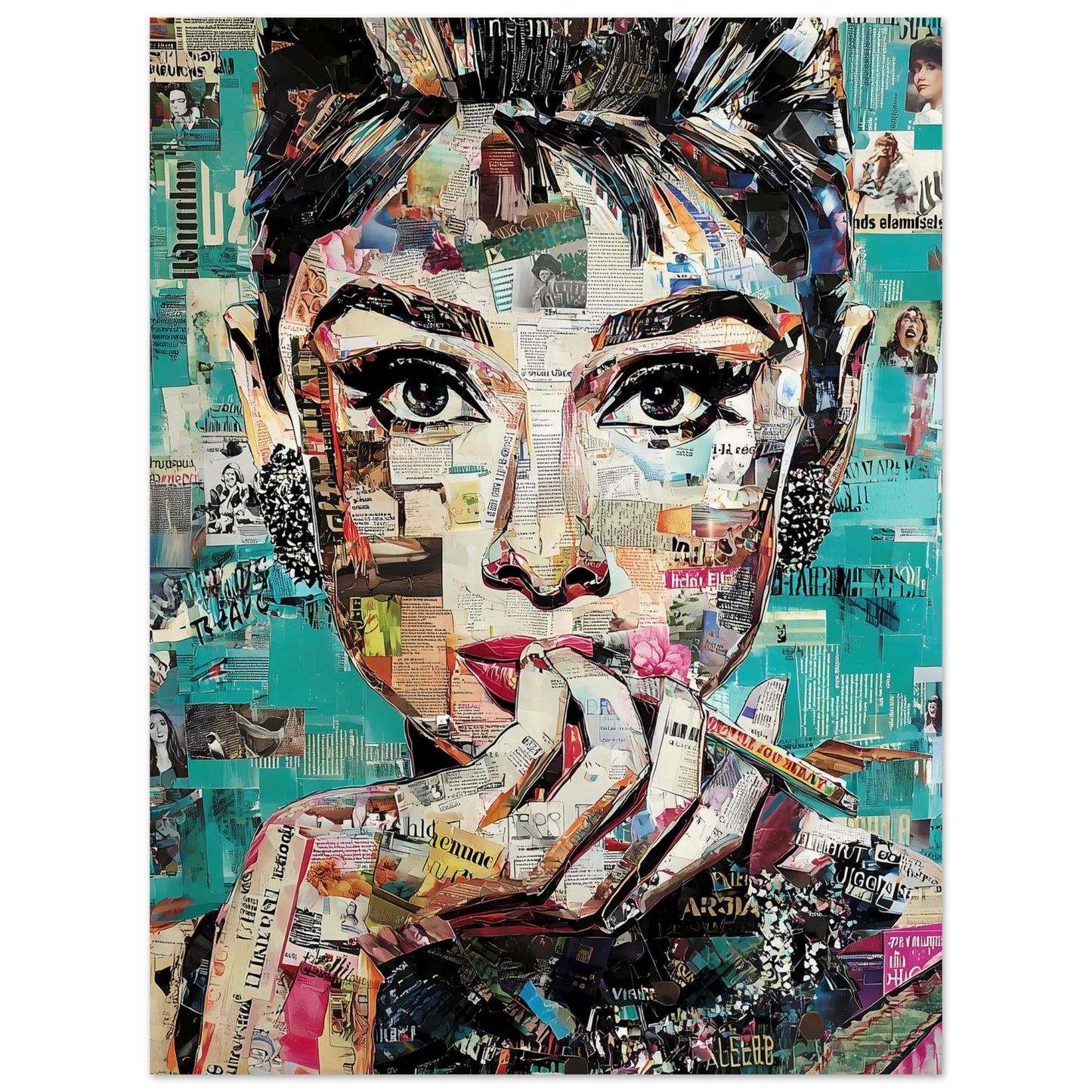 Regard de Papier — affiche d'art — vue 2 — art mural STNCL
