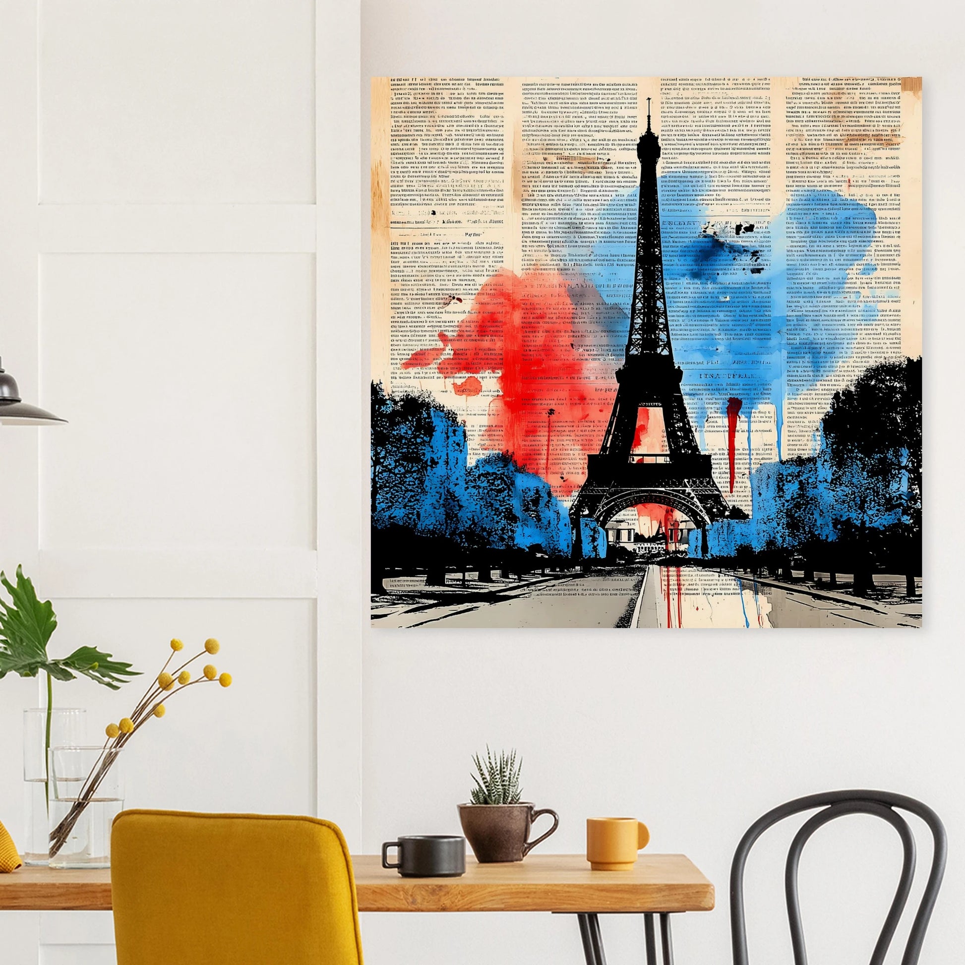 Paris Tricolore — affiche d'art — vue 8 — art mural STNCL