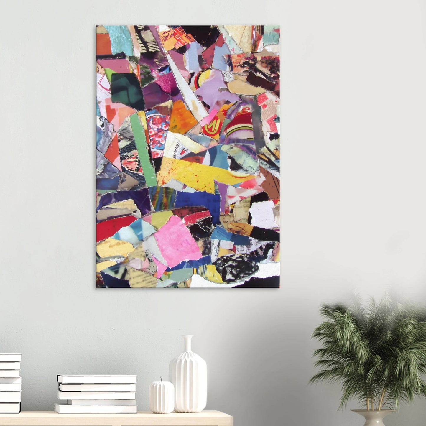 Fragments d'une Ville — tableau sur toile — vue 6 — art mural STNCL