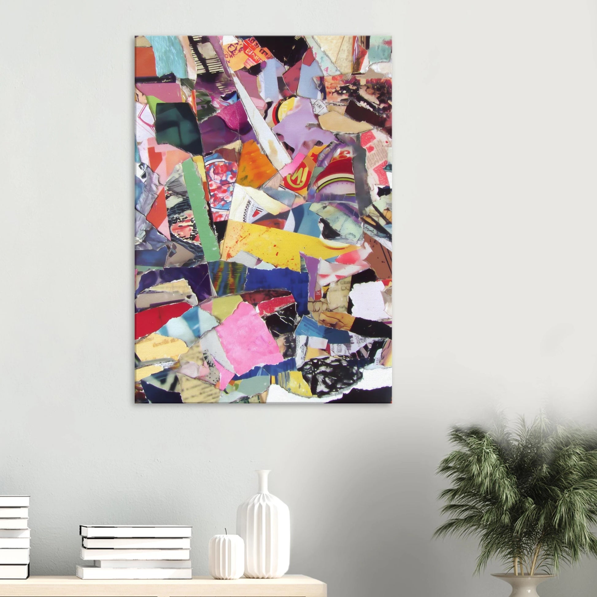 Fragments d'une Ville — tableau sur toile — vue 6 — art mural STNCL